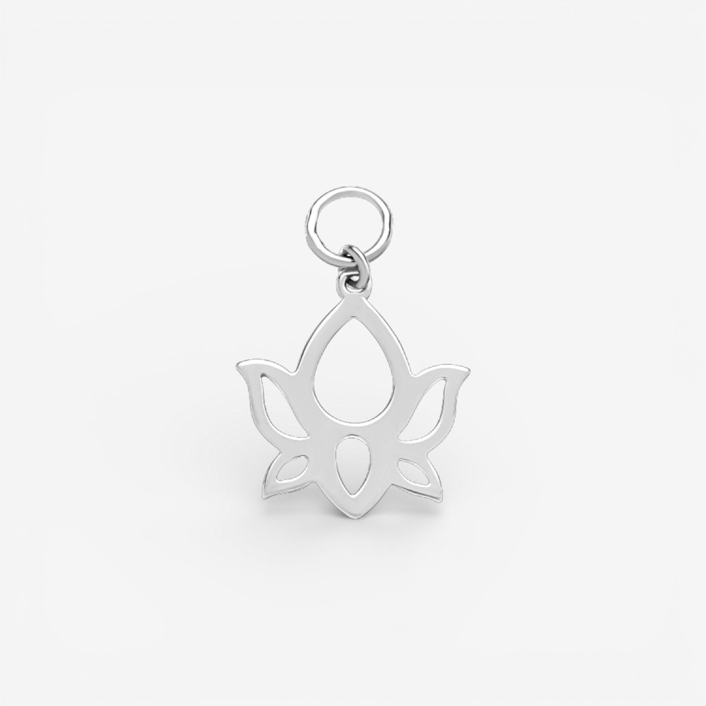 04-00-0437 Подвеска на серьгу Lotus (Ag 925)