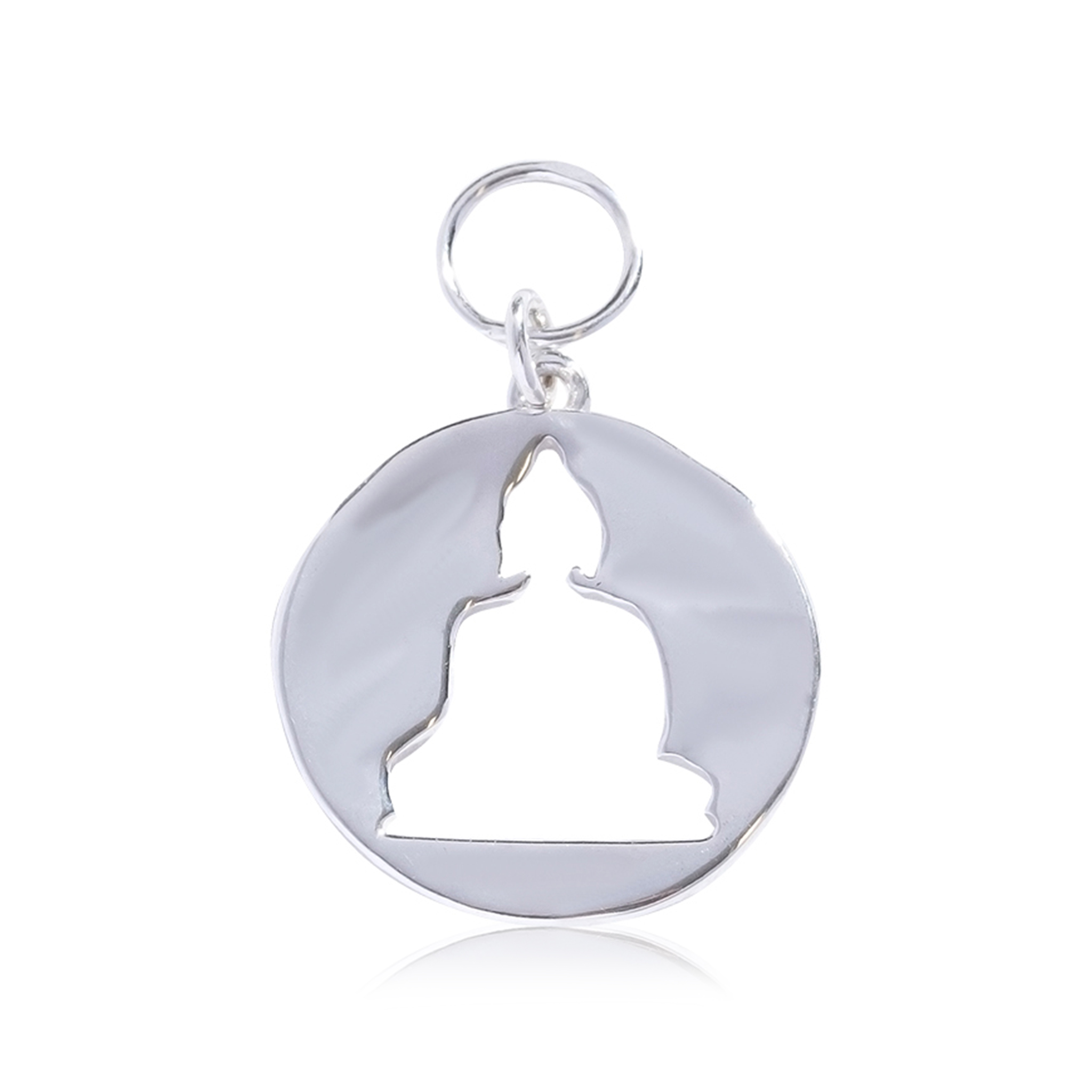 04-00-0448 Подвеска на серьгу Будда (Ag 925)-1