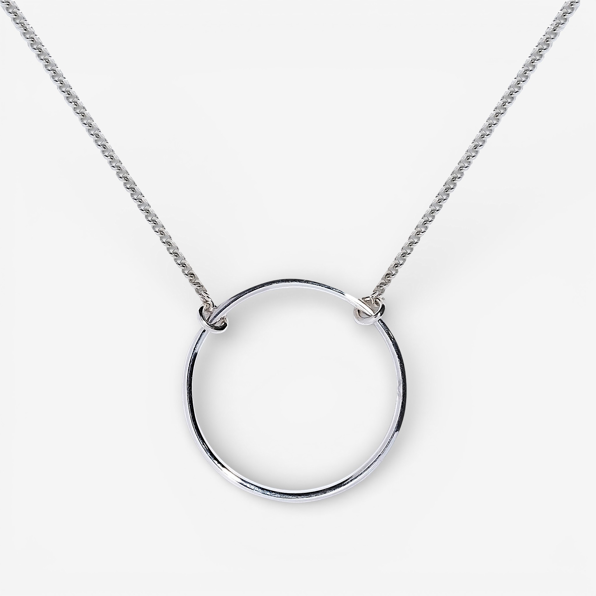 01-00-0128 Колье бесконечность (Ag 925)-1