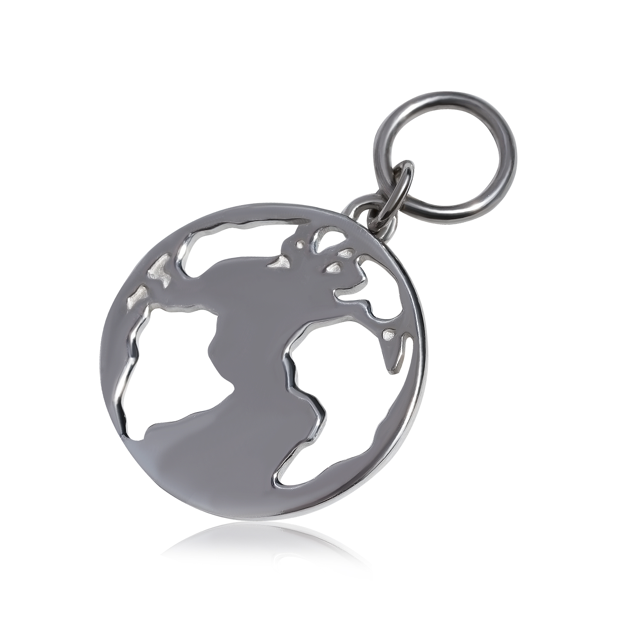 04-00-0737 Подвеска на серьгу "Гражданин мира" (Ag 925)-1