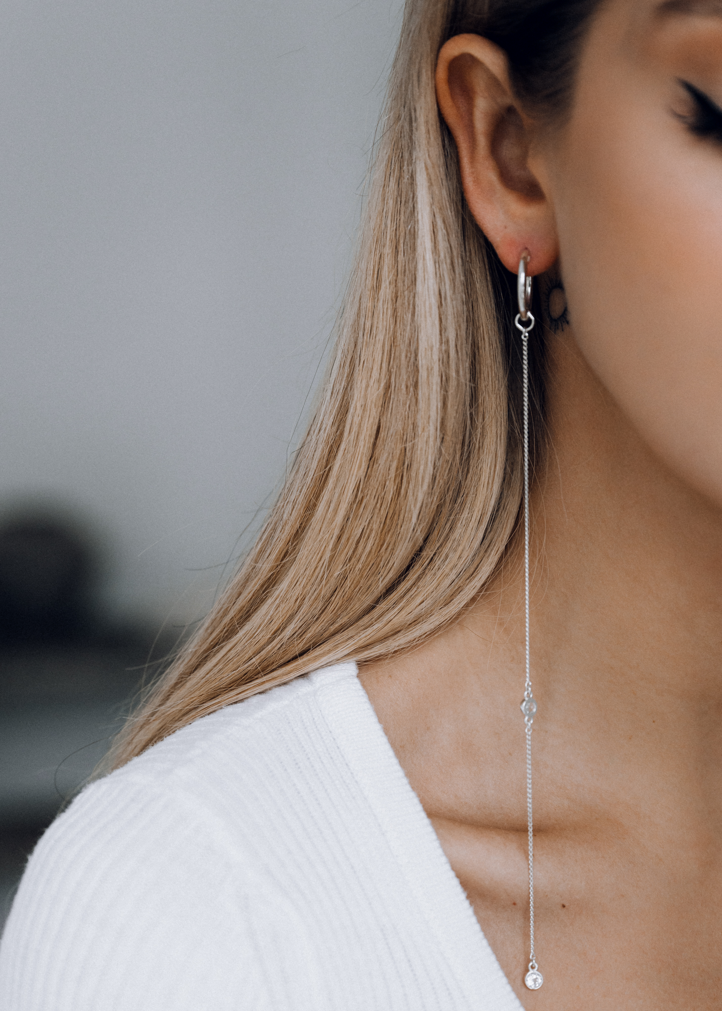 01-00-0451 Подвеска на серьгу Tears (Ag 925)-1