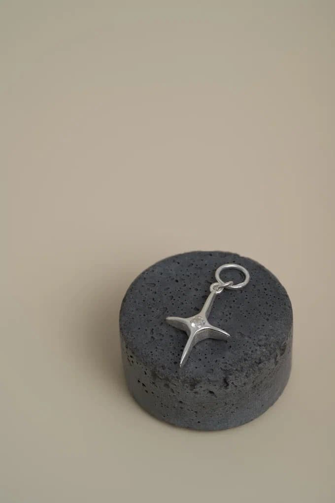 04-00-0746 Подвеска на серьгу Звезда (Ag 925)-2