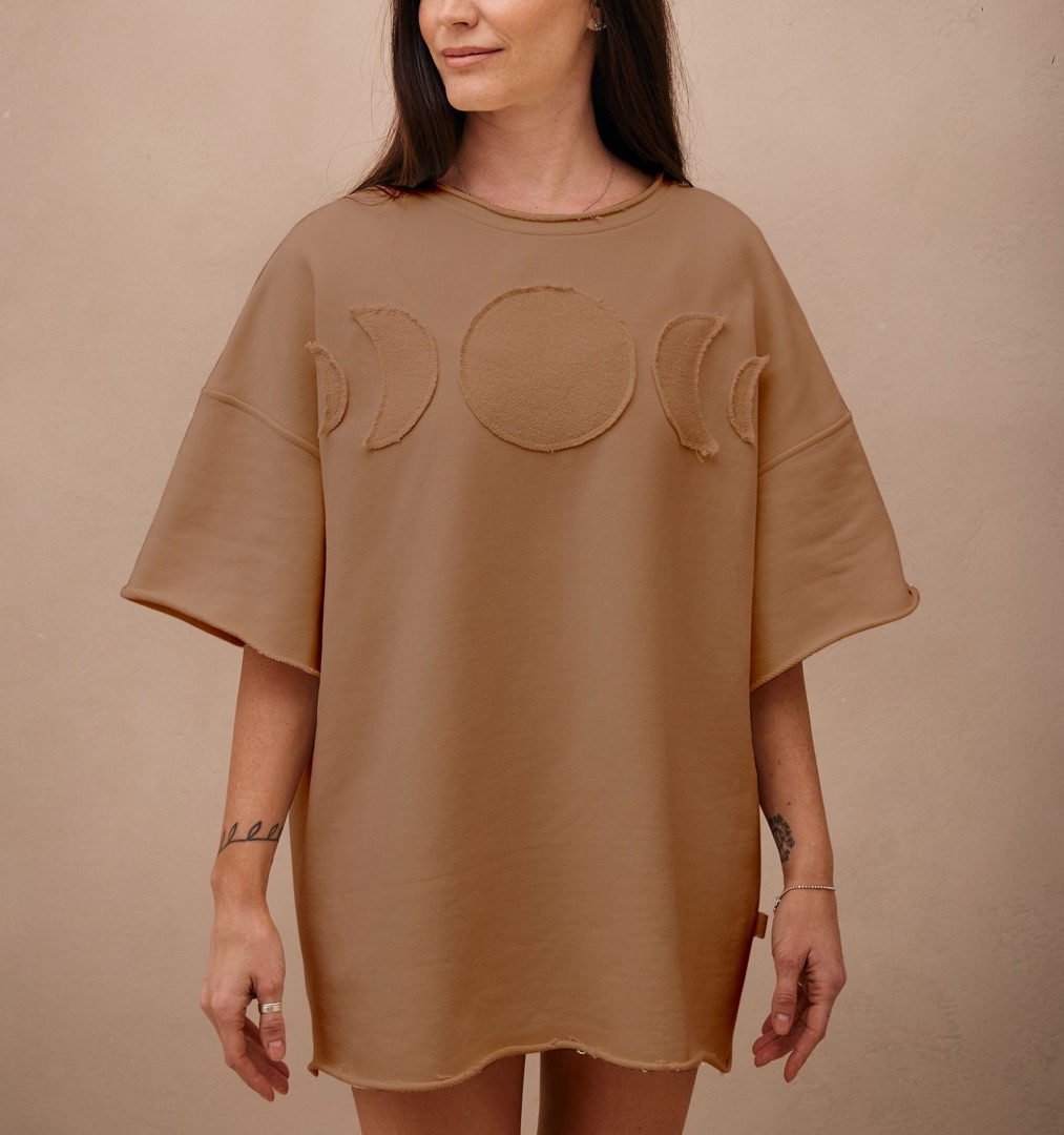 42-10-0062 Футболка "луны", кофейный-1