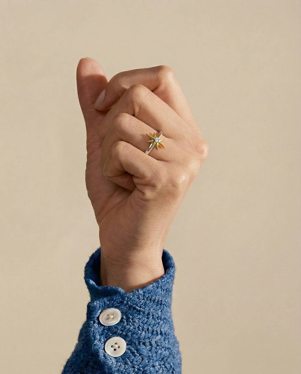 03-00-0656 Кольцо Путеводная звезда (Ag 925)-2