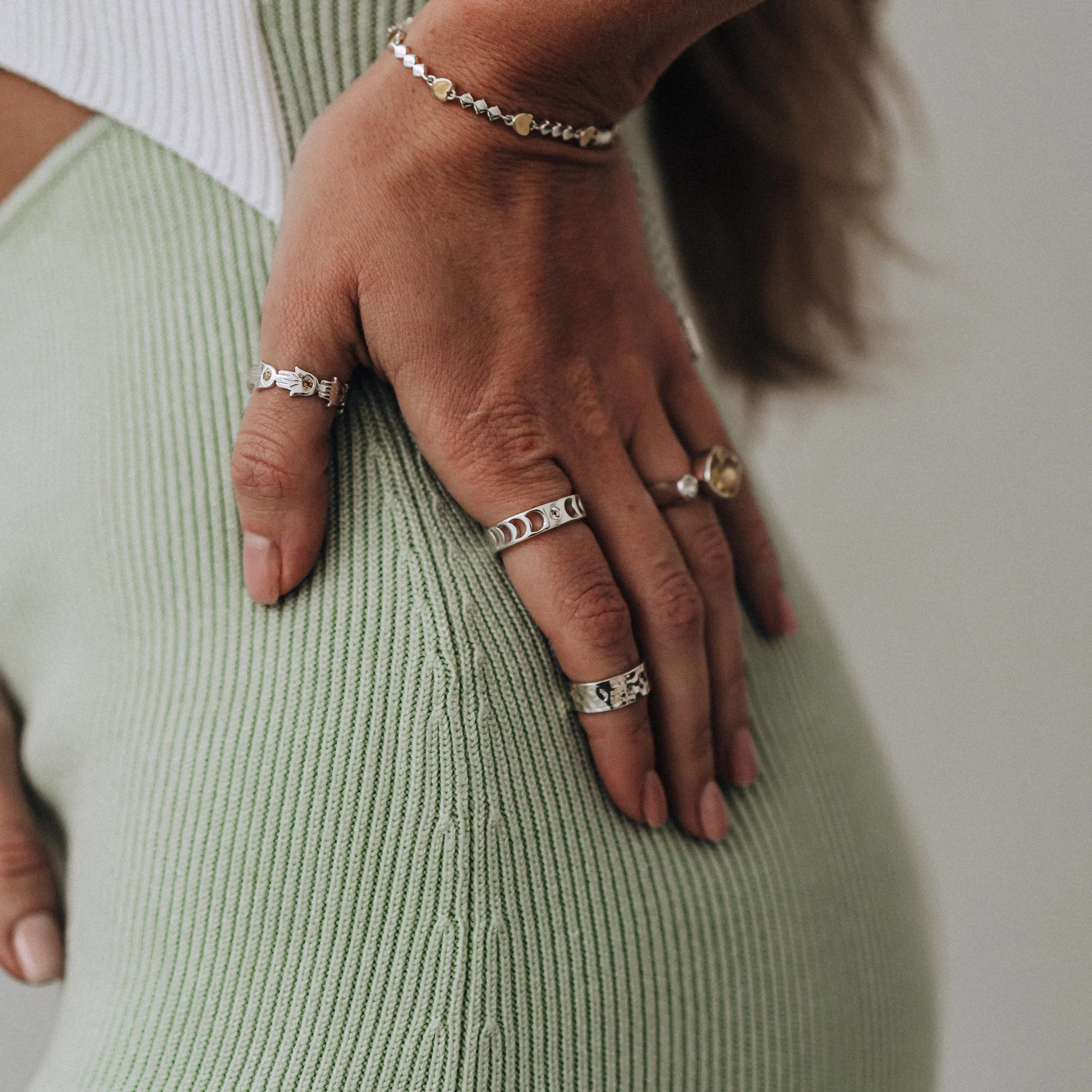 02-00-0198 Браслет с сердечками и позолотой (Ag 925)-2