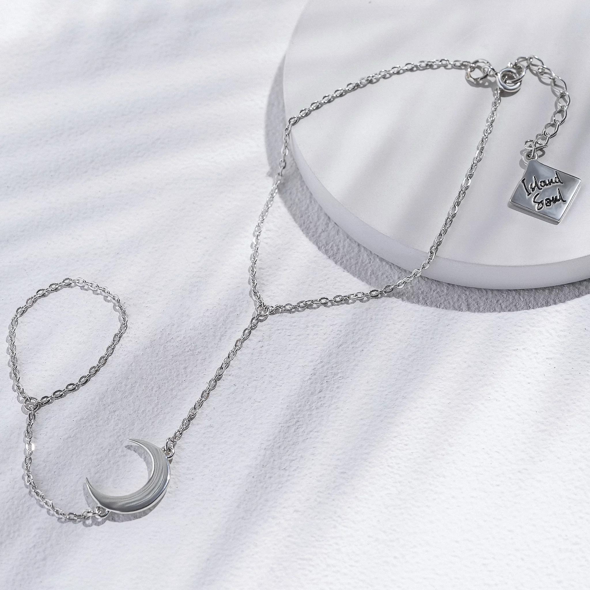 02-00-0500 Слейв-браслет с Полумесяцем (Ag 925)-1