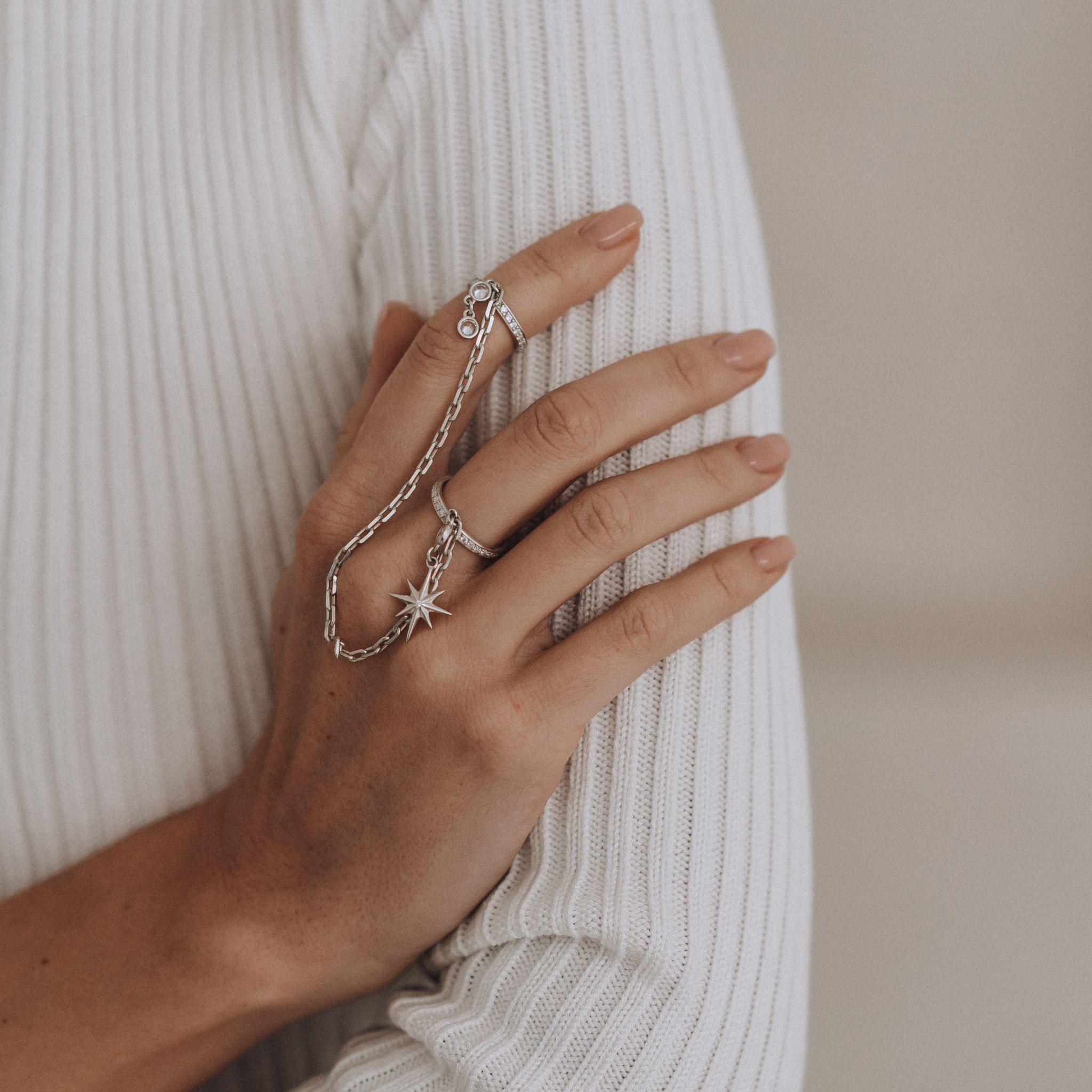 03-00-0542 Кольцо двойное Miracle (Ag 925)-2