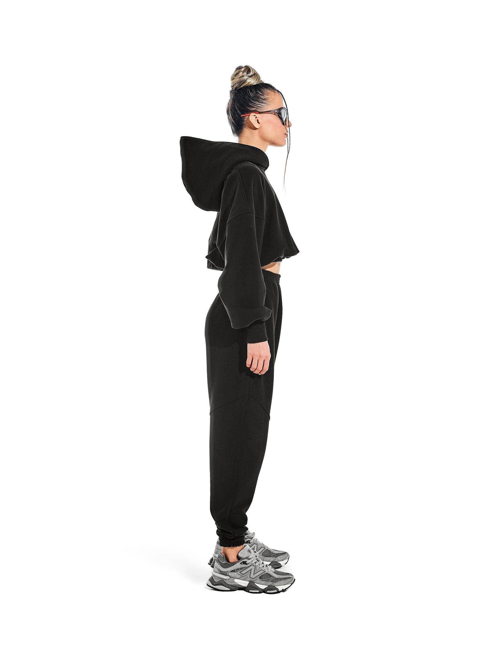 42-10-0020 Кроп-худи LIBERTY Premium Черный-4