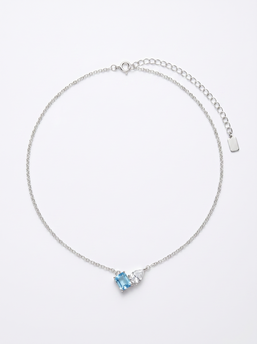 09-00-0127 Колье "Amulette d'amour" (Ag 925)-3