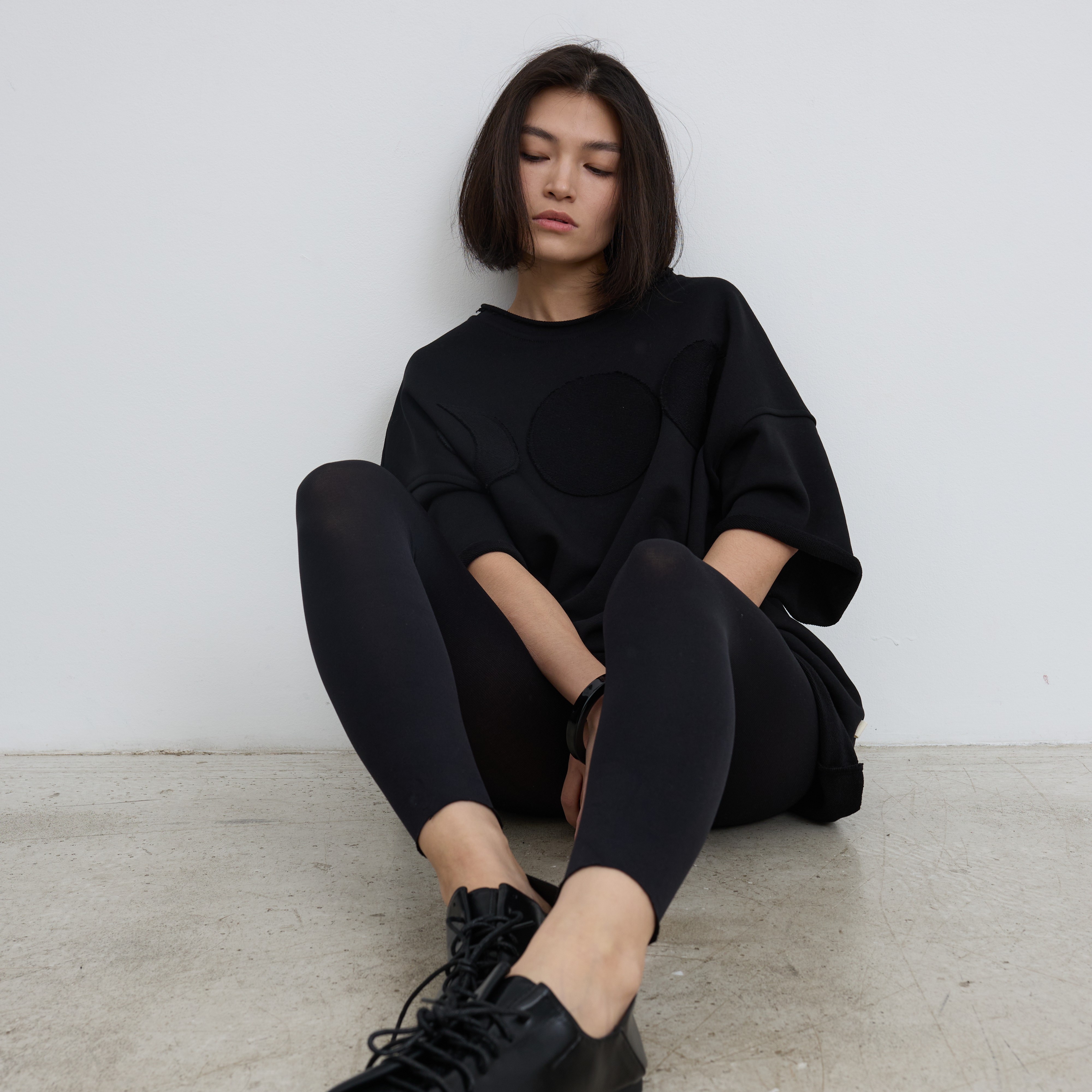 42-10-0071 Футболка "луны", Черный-2