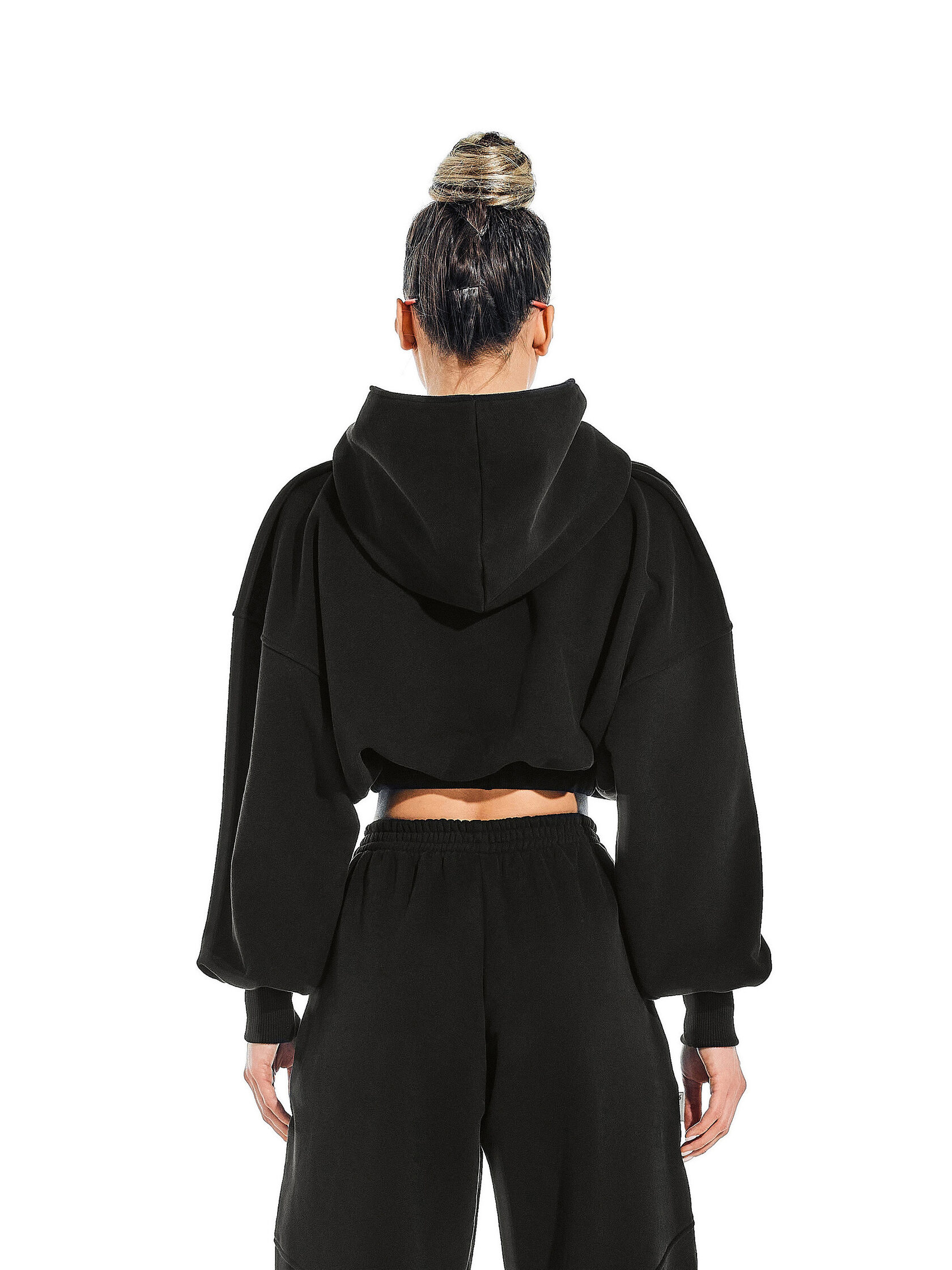 42-10-0020 Кроп-худи LIBERTY Premium Черный-3