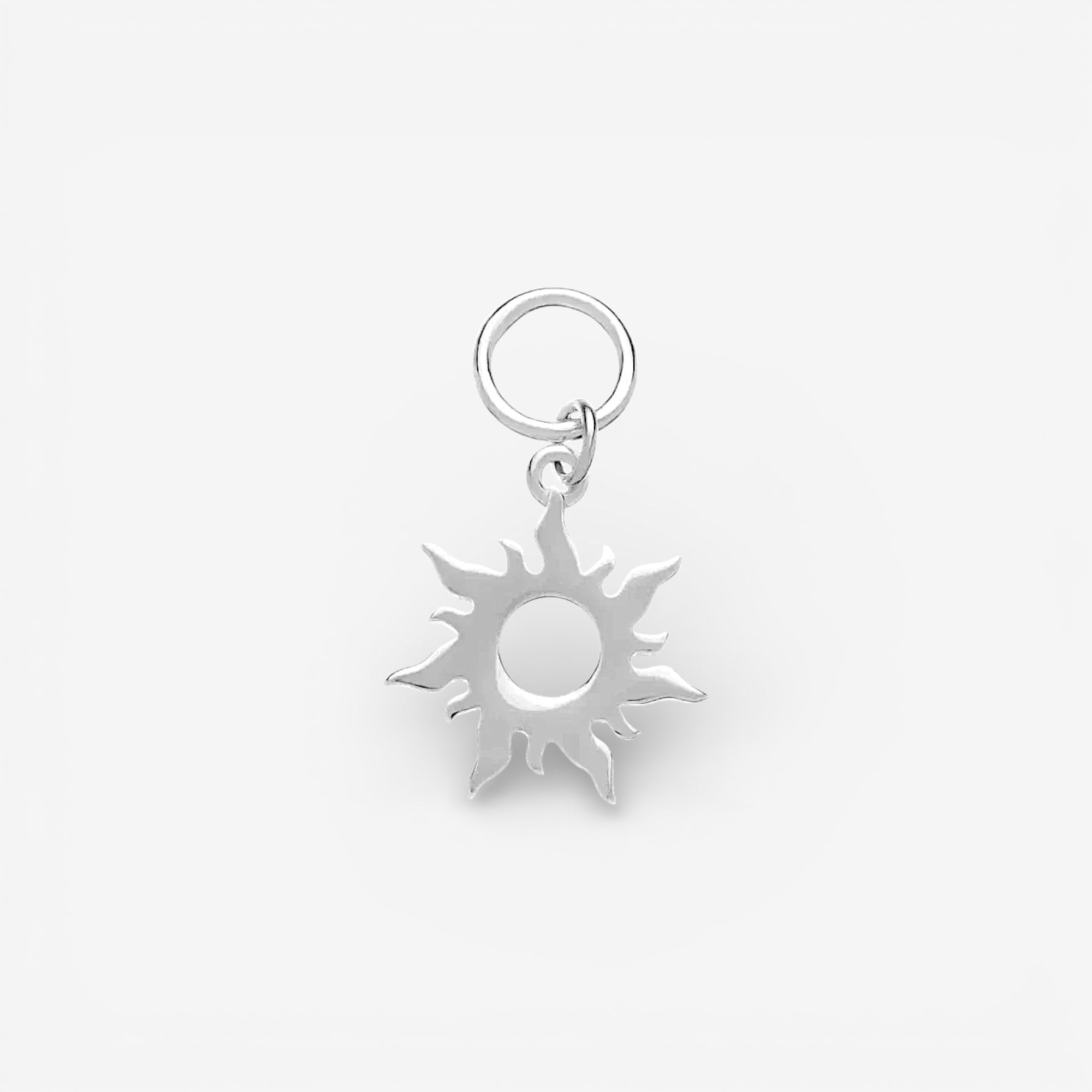 04-00-0465 Подвеска на серьгу Солнце в серебре (Ag 925)-1