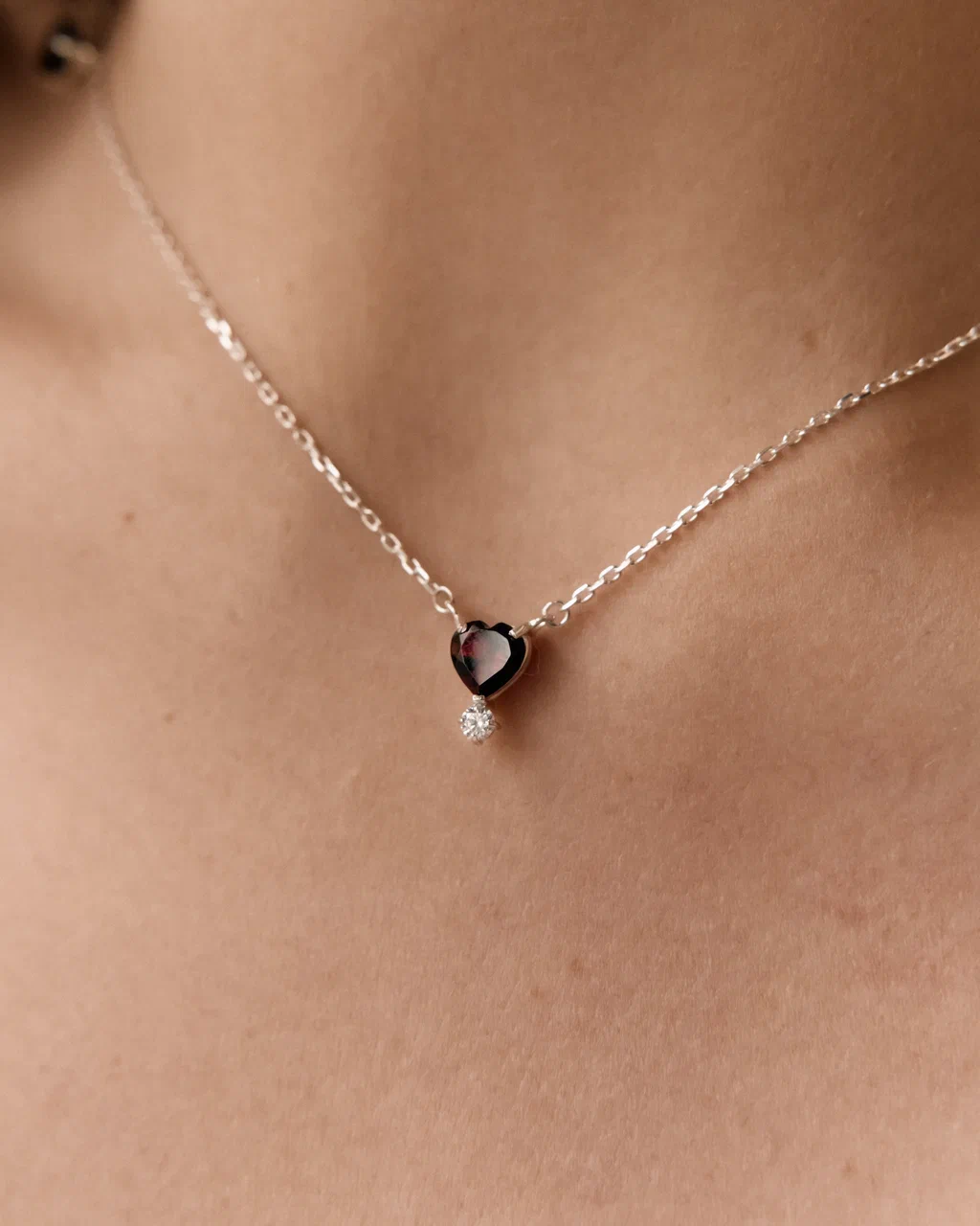 09-00-0064 Колье "Queen Love" (Ag 925)-3