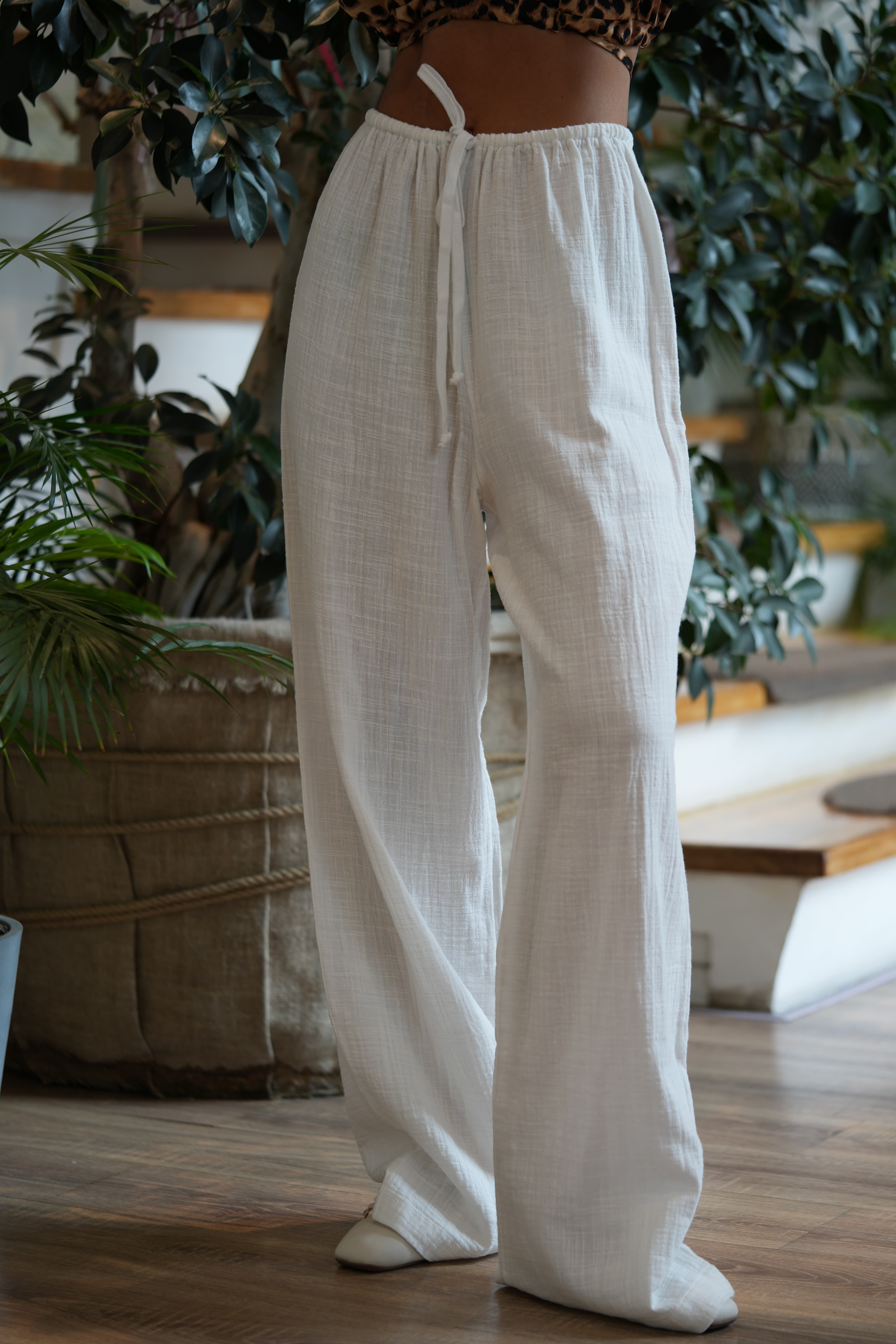 40-00-0026 Брюки "Марокко" молочные-2