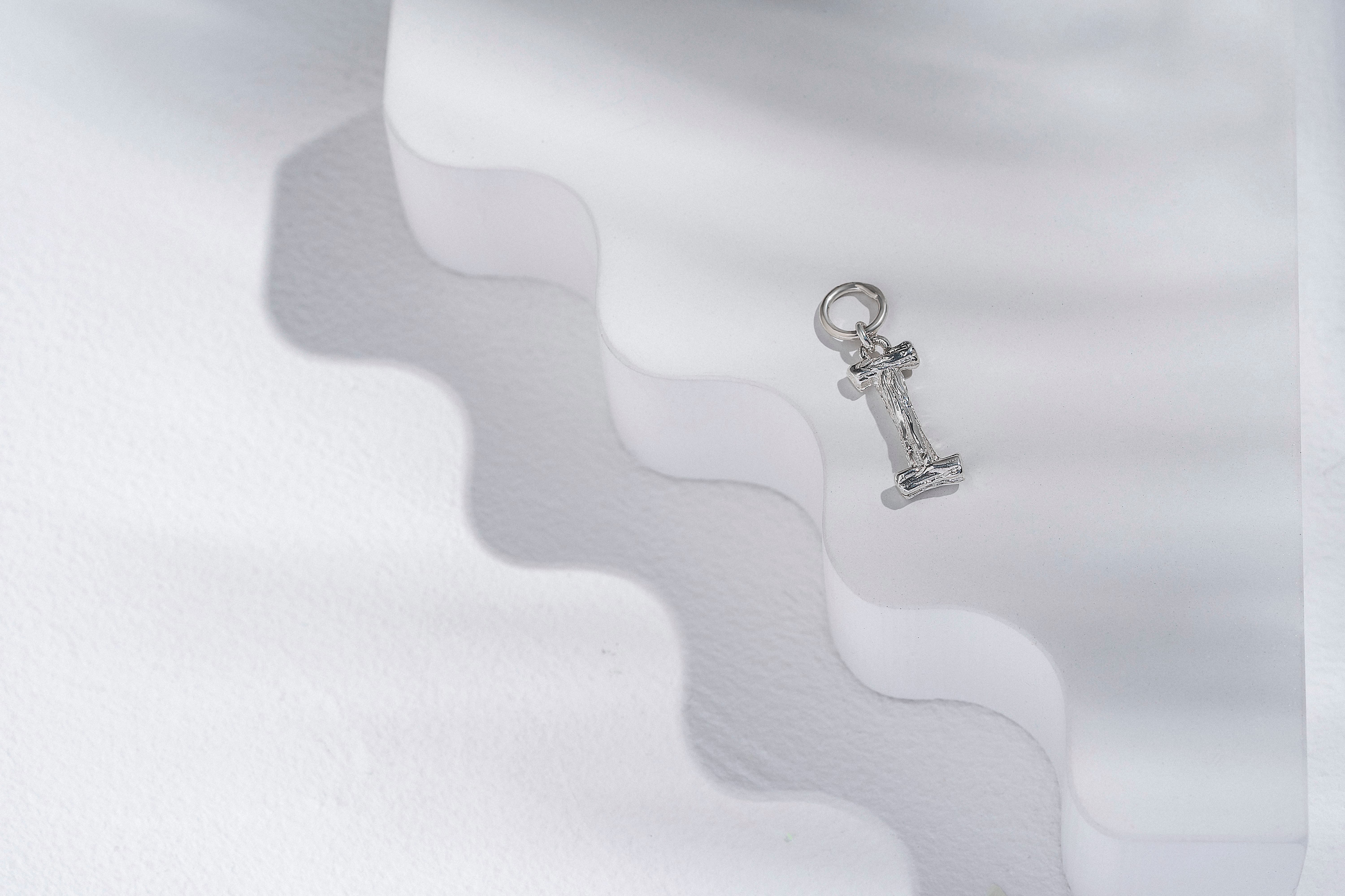 04-00-0442 Подвеска на серьгу "I" (Ag 925)-2