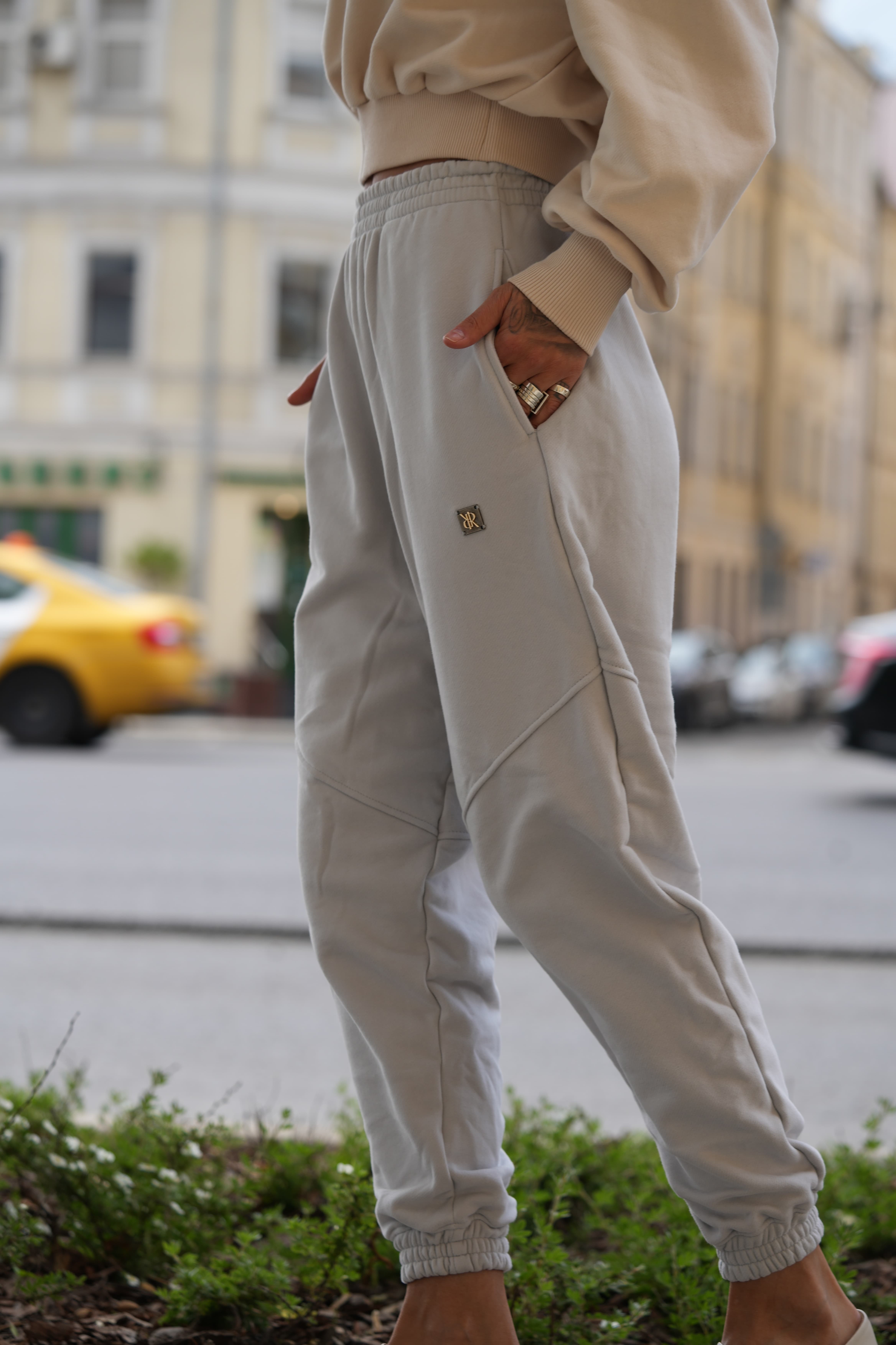 42-10-0016 Джоггеры LIBERTY Premium Пепельный-2