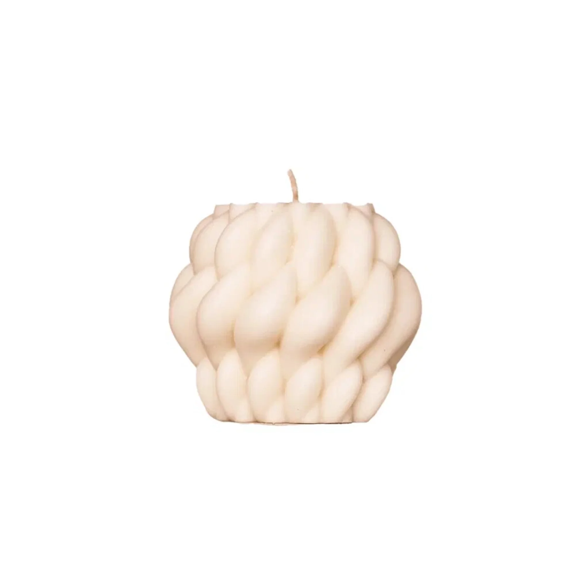 55-00-0687 Свеча Цветок жизни (молочная)-1