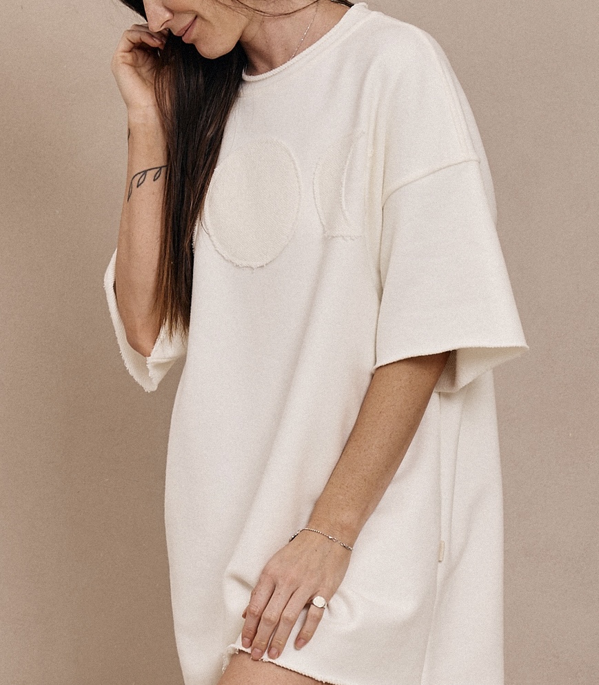 42-10-0063 Футболка "луны", молочный-2