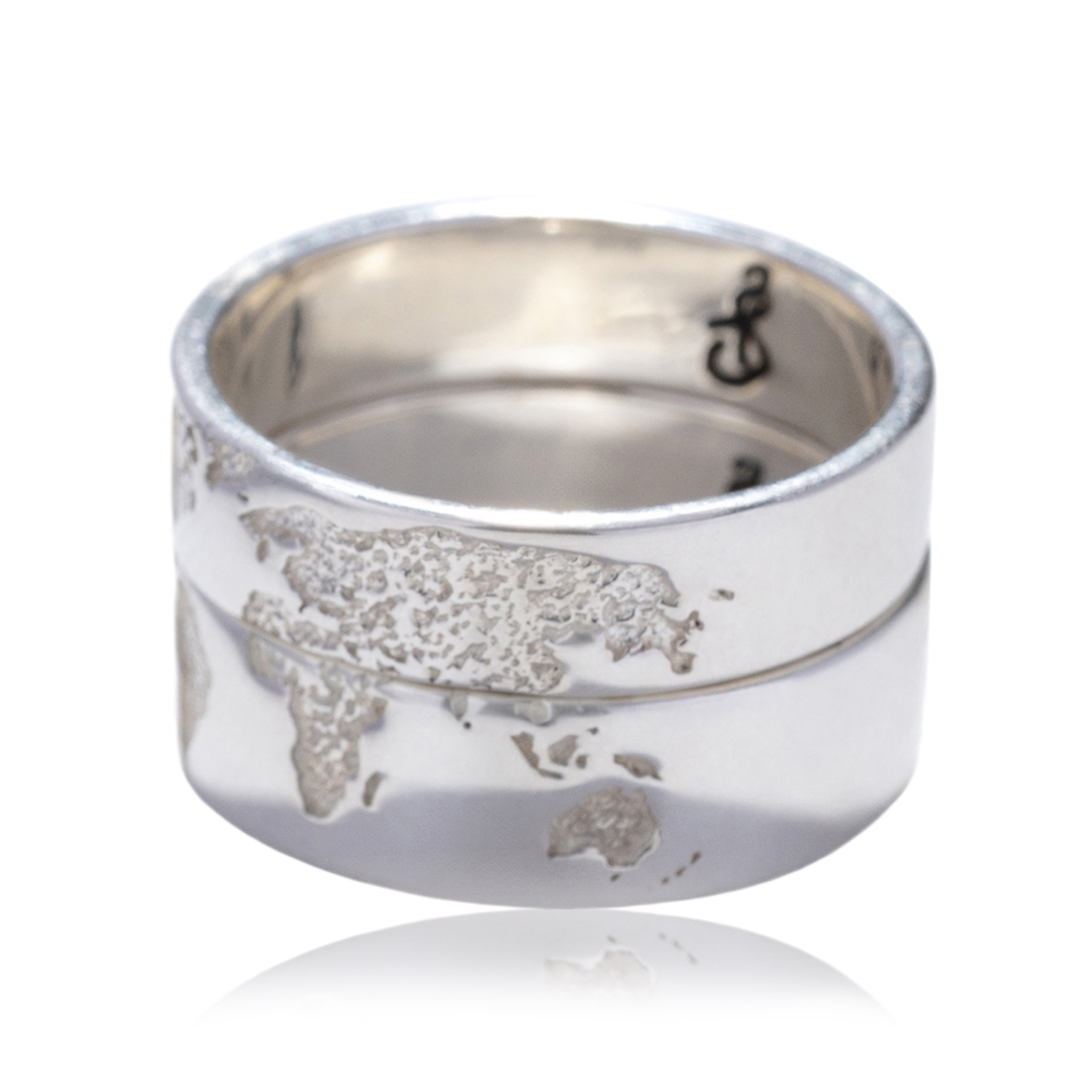 03-00-0559 Кольцо Double Map (Ag 925)-1