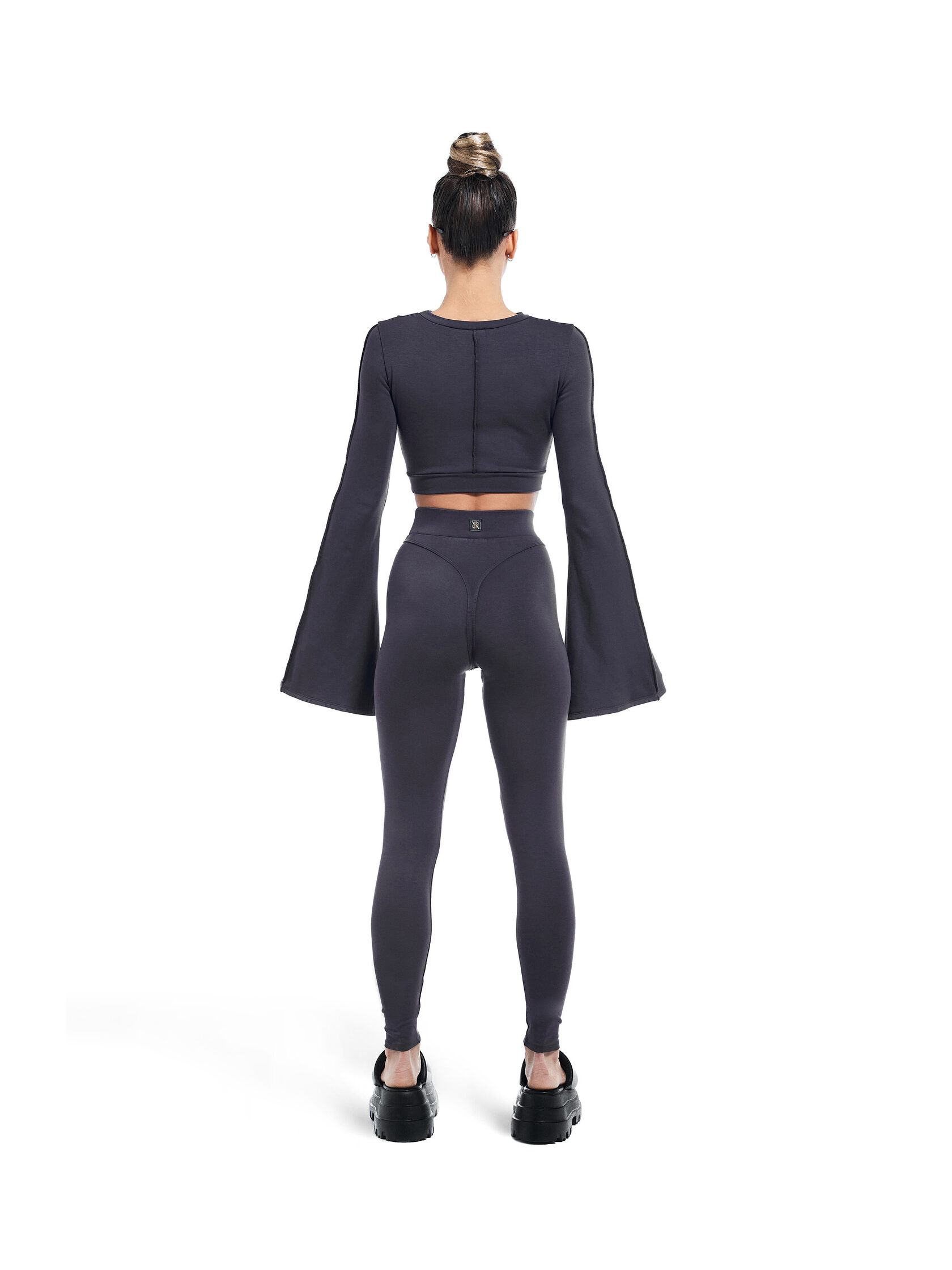 42-10-0005 Лосины SOFT бамбук Графит-3