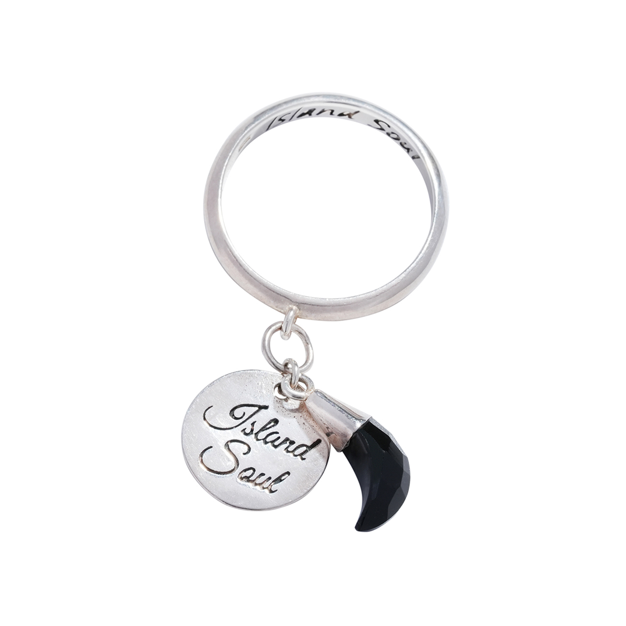 03-10-0521 Кольцо с ониксом в форме луны (мини) (Ag 925)-1