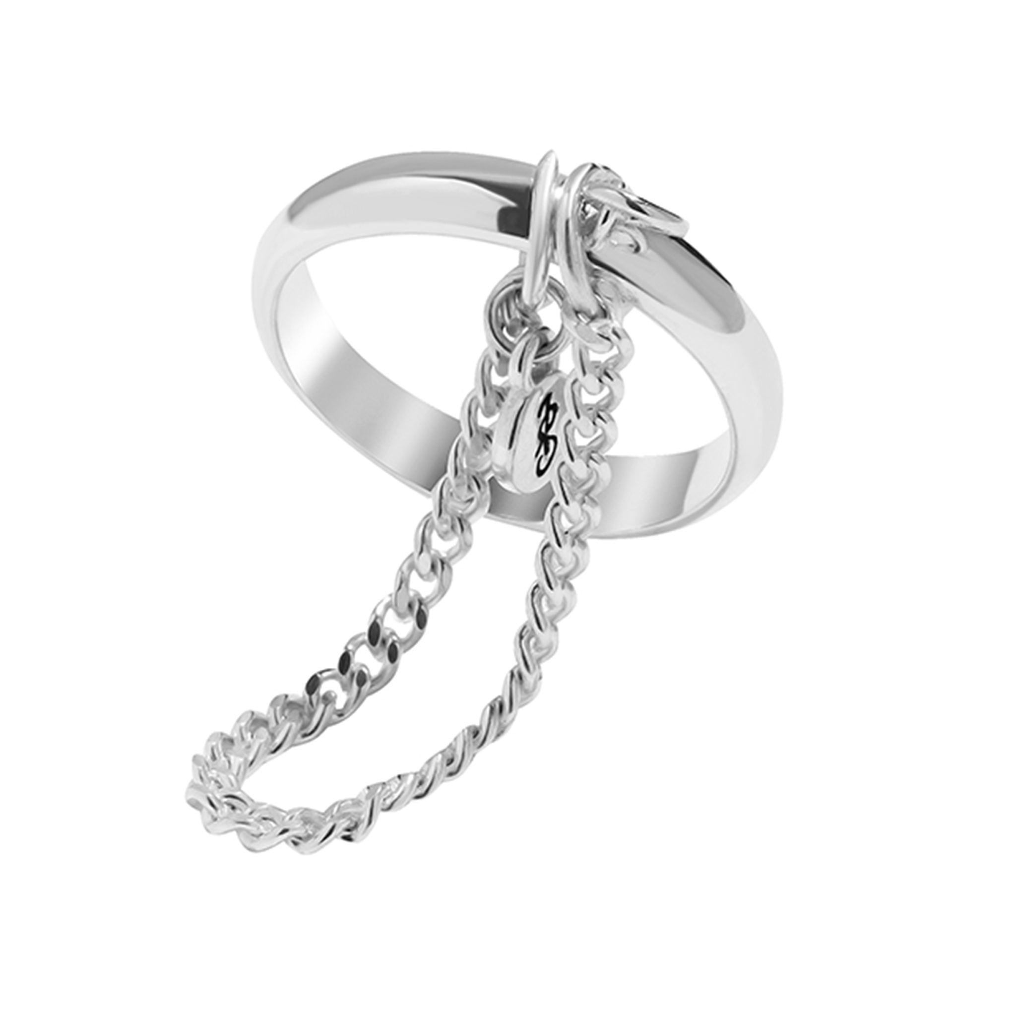 03-00-0621 Кольцо для подвесок с цепочкой (Ag 925)-1