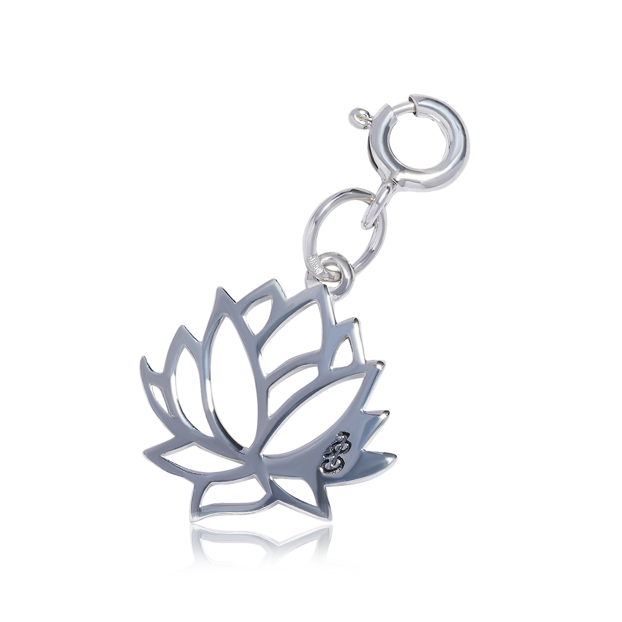 01-00-0556 Подвеска Лотос (на карабине) (Ag 925)-2