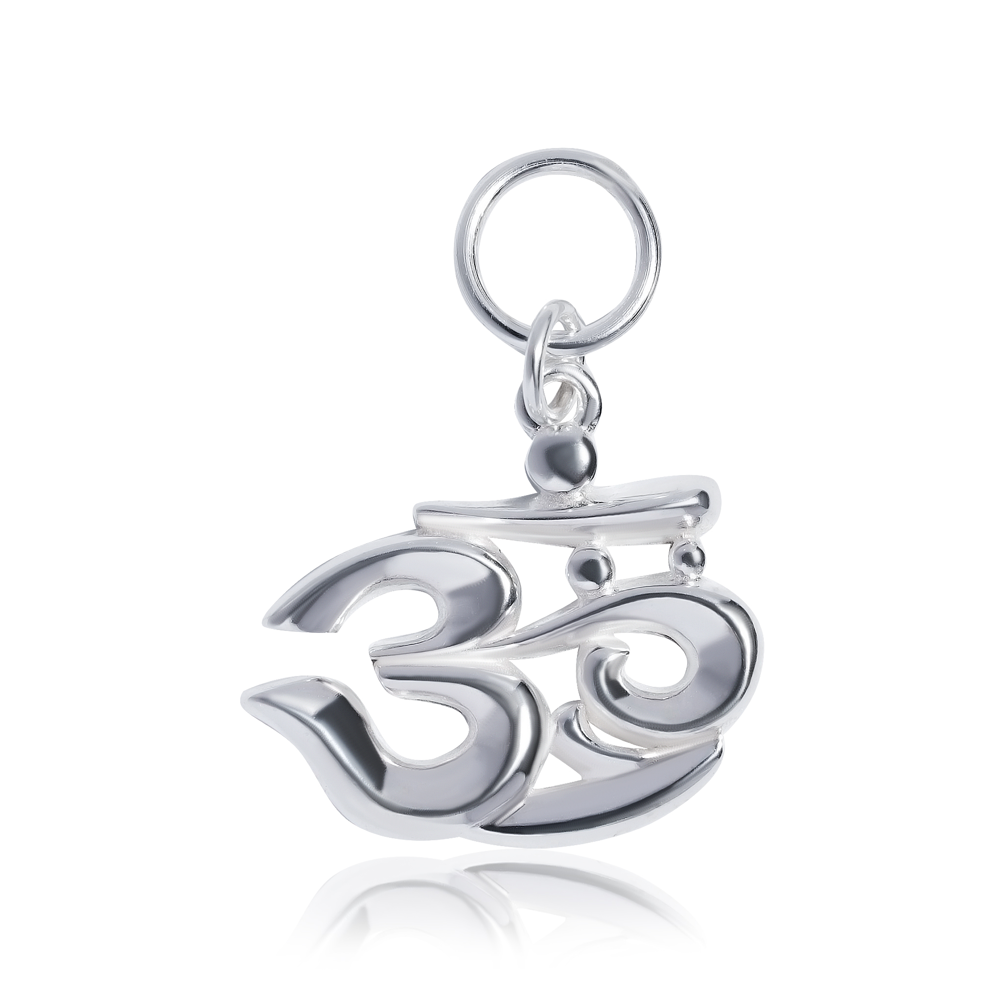 04-00-0468 Подвеска на серьгу "ОМ" (Ag 925)-1