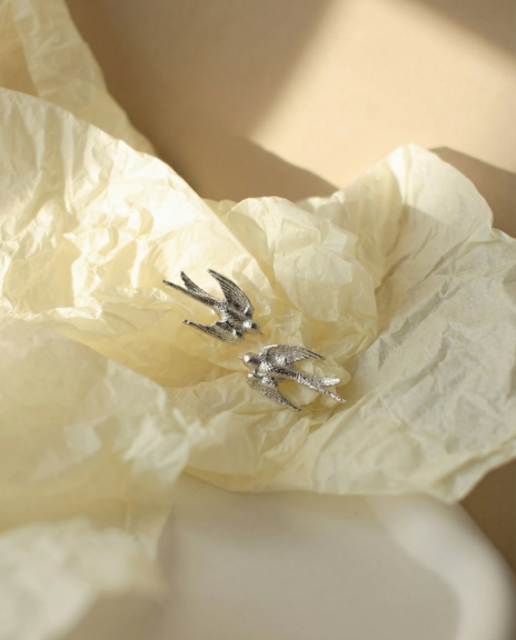 04-00-0773 Гвоздики "Ласточки" (Ag 925)