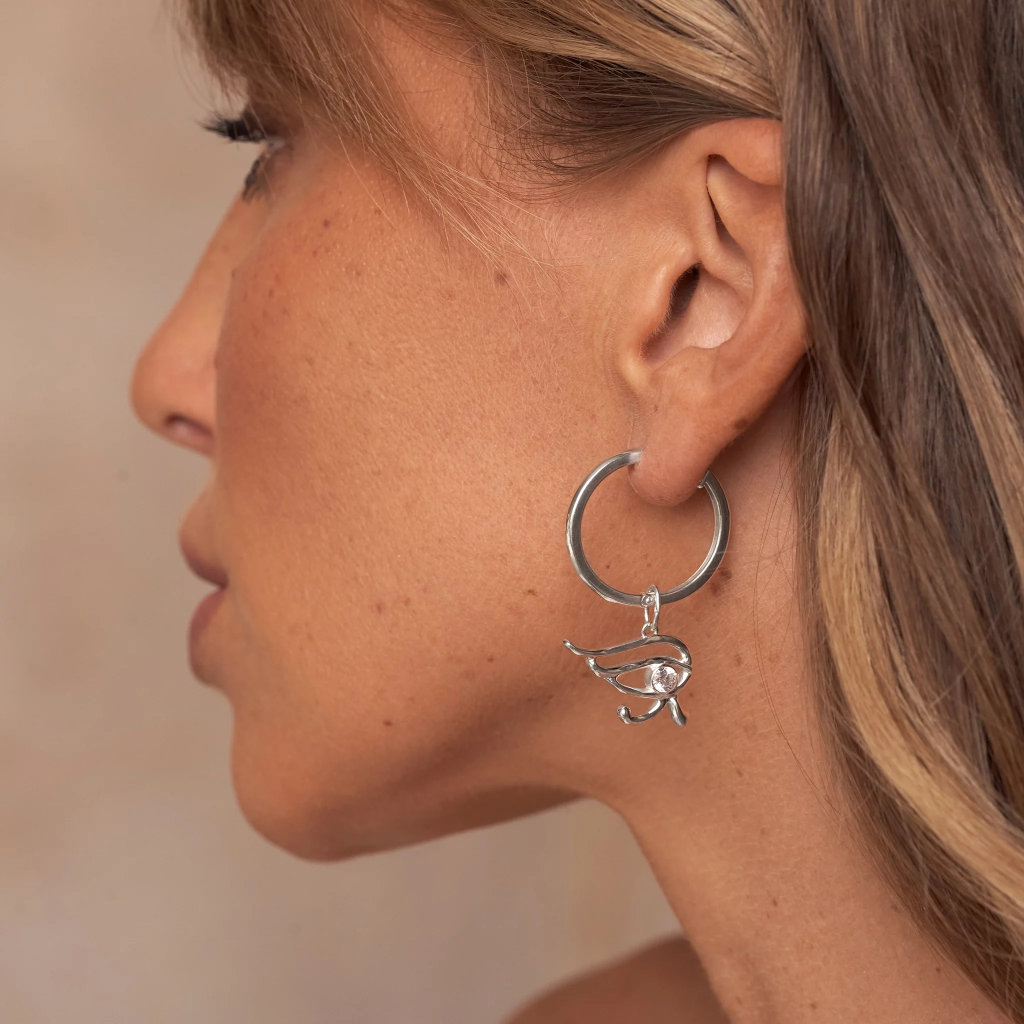 04-00-0612 Подвеска на серьгу "Глаз Гора" (Ag 925)-3