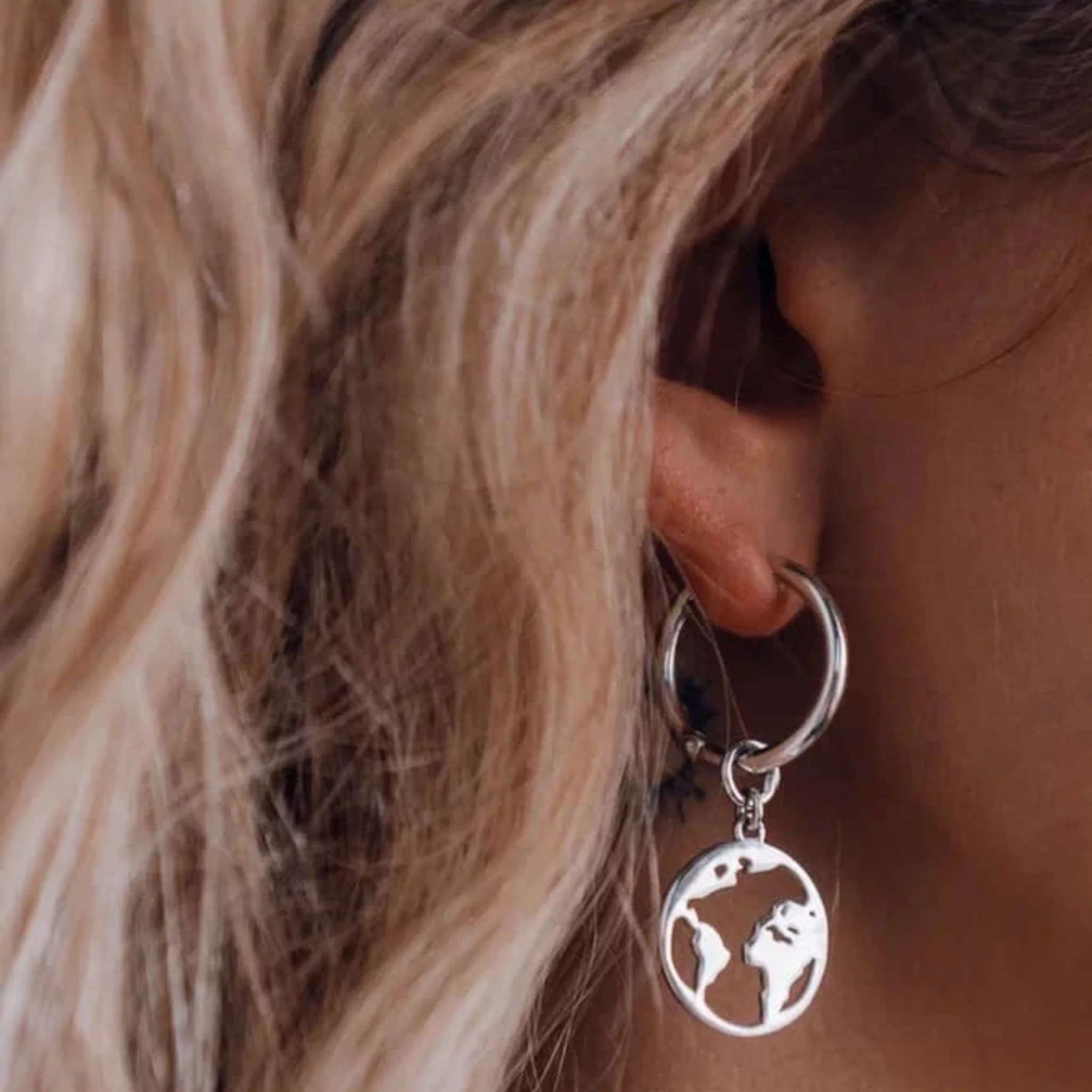 04-00-0277 Подвеска на серьгу Глобус (Ag 925)-3