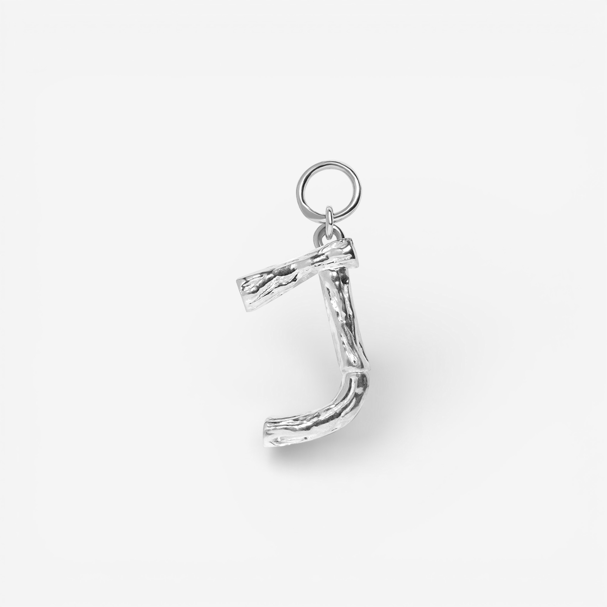04-00-0374 Подвеска на серьгу "J" (Ag 925)-1