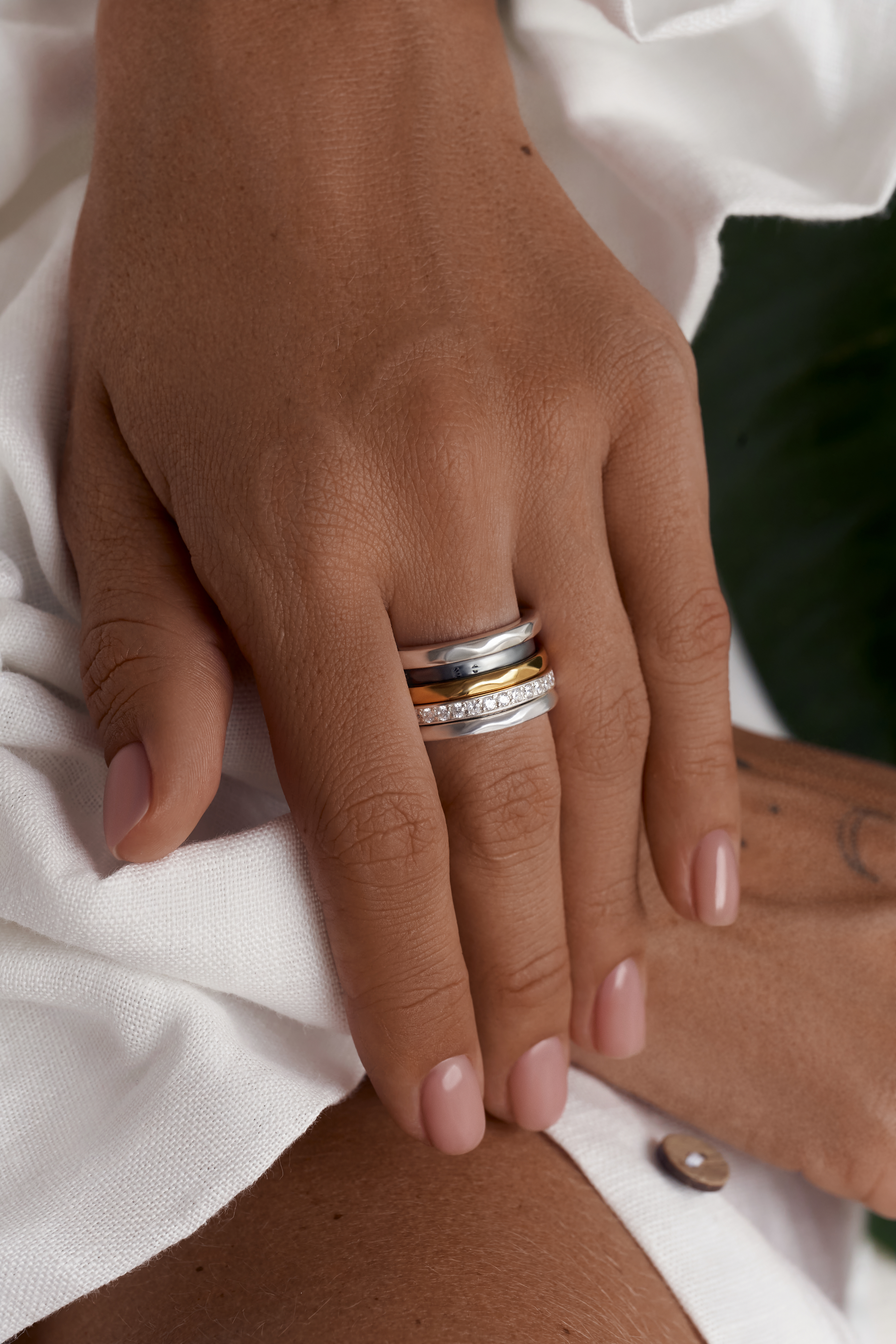 03-00-0588 Кольцо-механизм женское с аффирмацией (Ag 925)-2