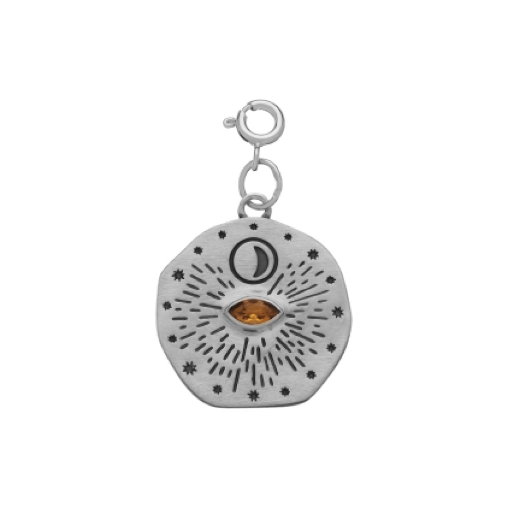 01-00-0600 Подвеска Sacral moon (на карабине) (Ag 925)-1