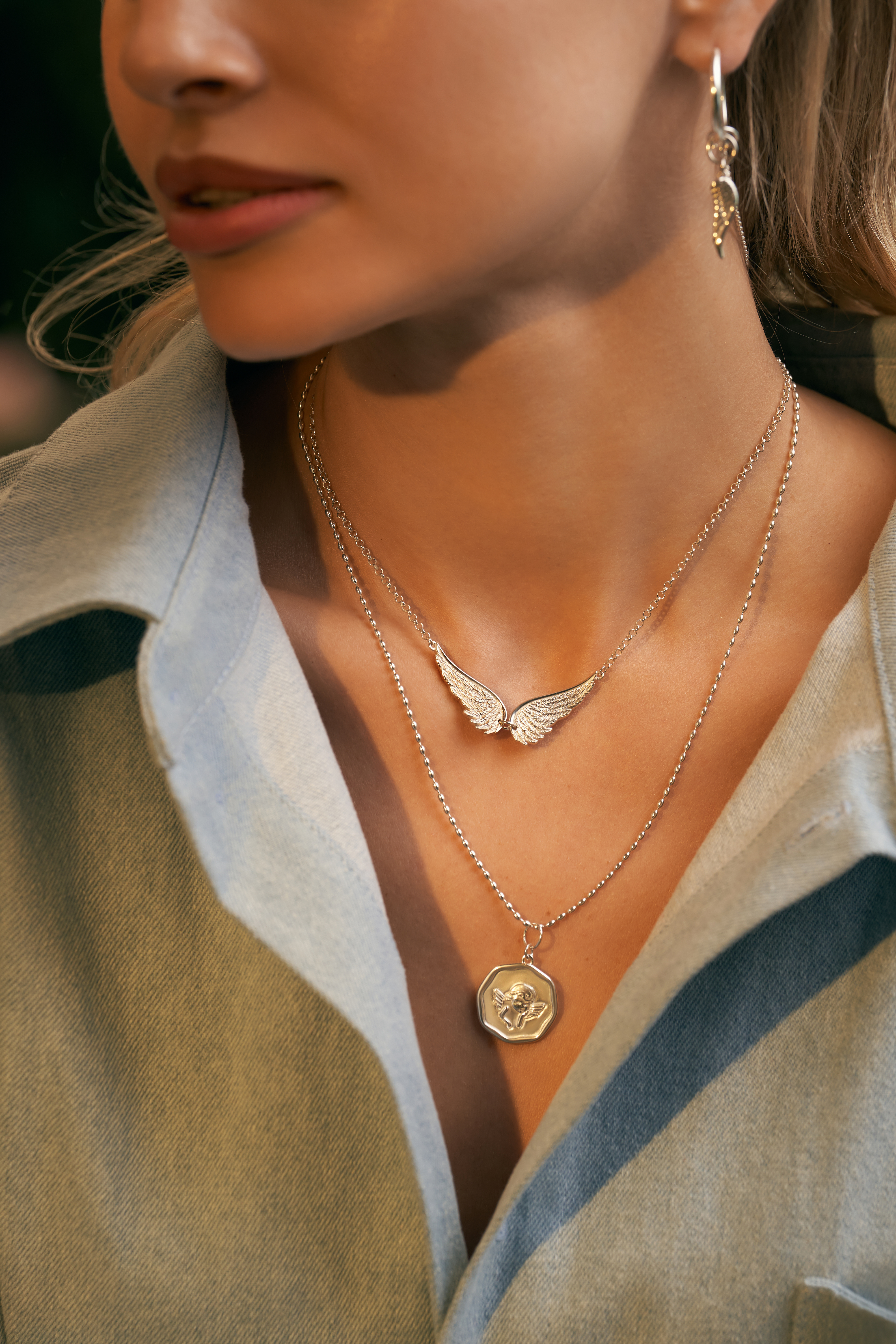 09-00-0008 Колье Ангел (Ag 925)-2