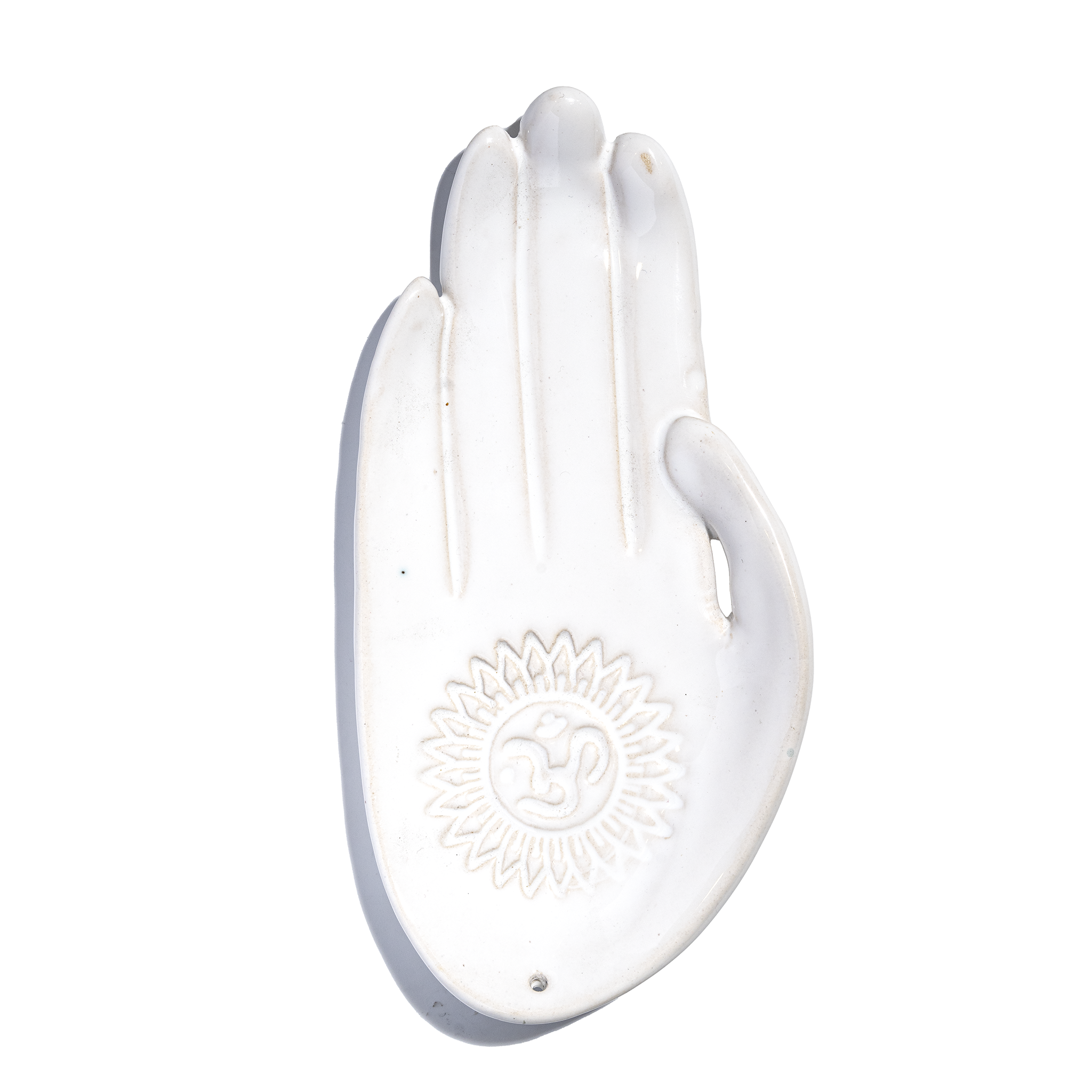 57-00-0021 Подставка для благовоний Ладонь ОМ (белая)-1