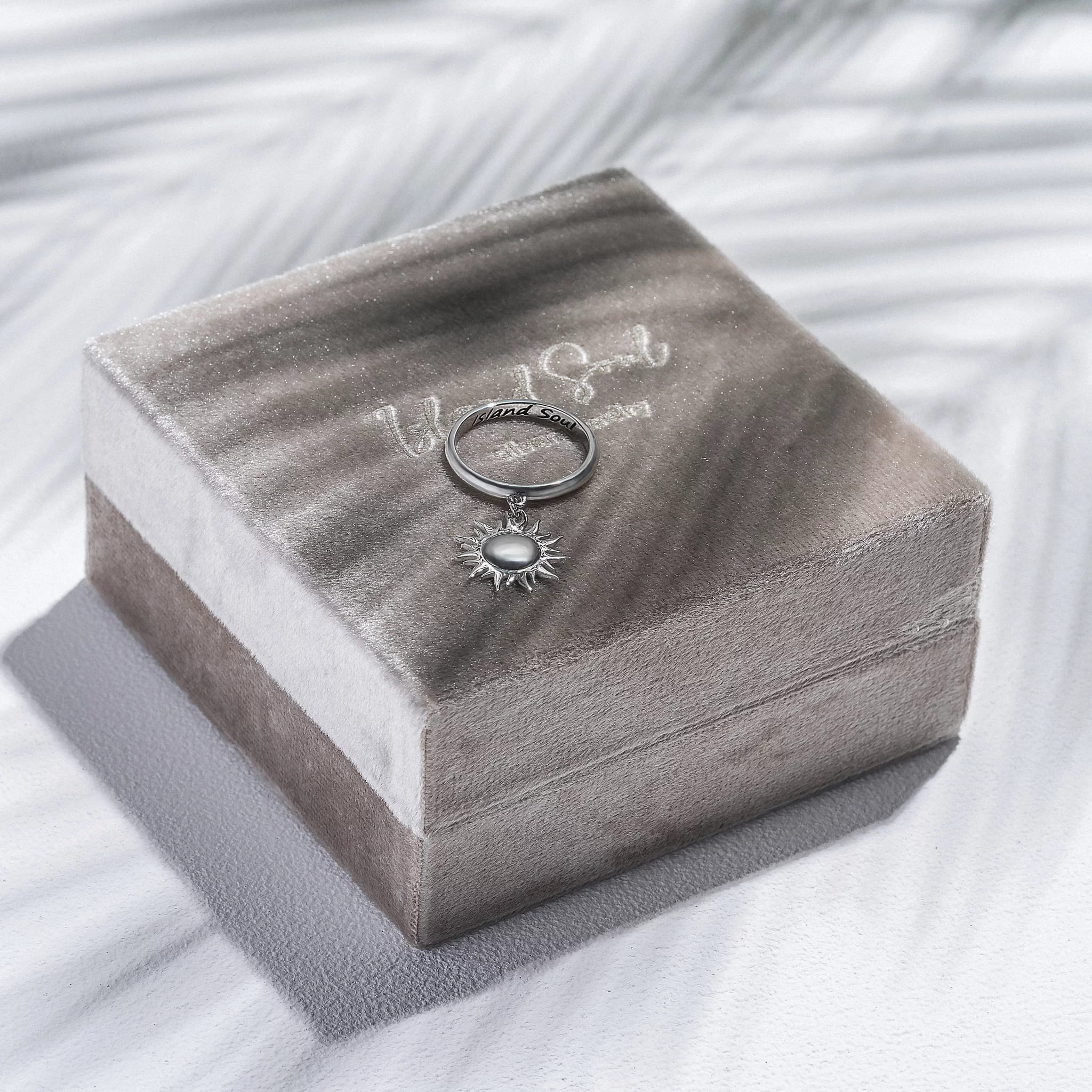 03-00-0574 Кольцо с подвеской Солнце (Ag 925)-4