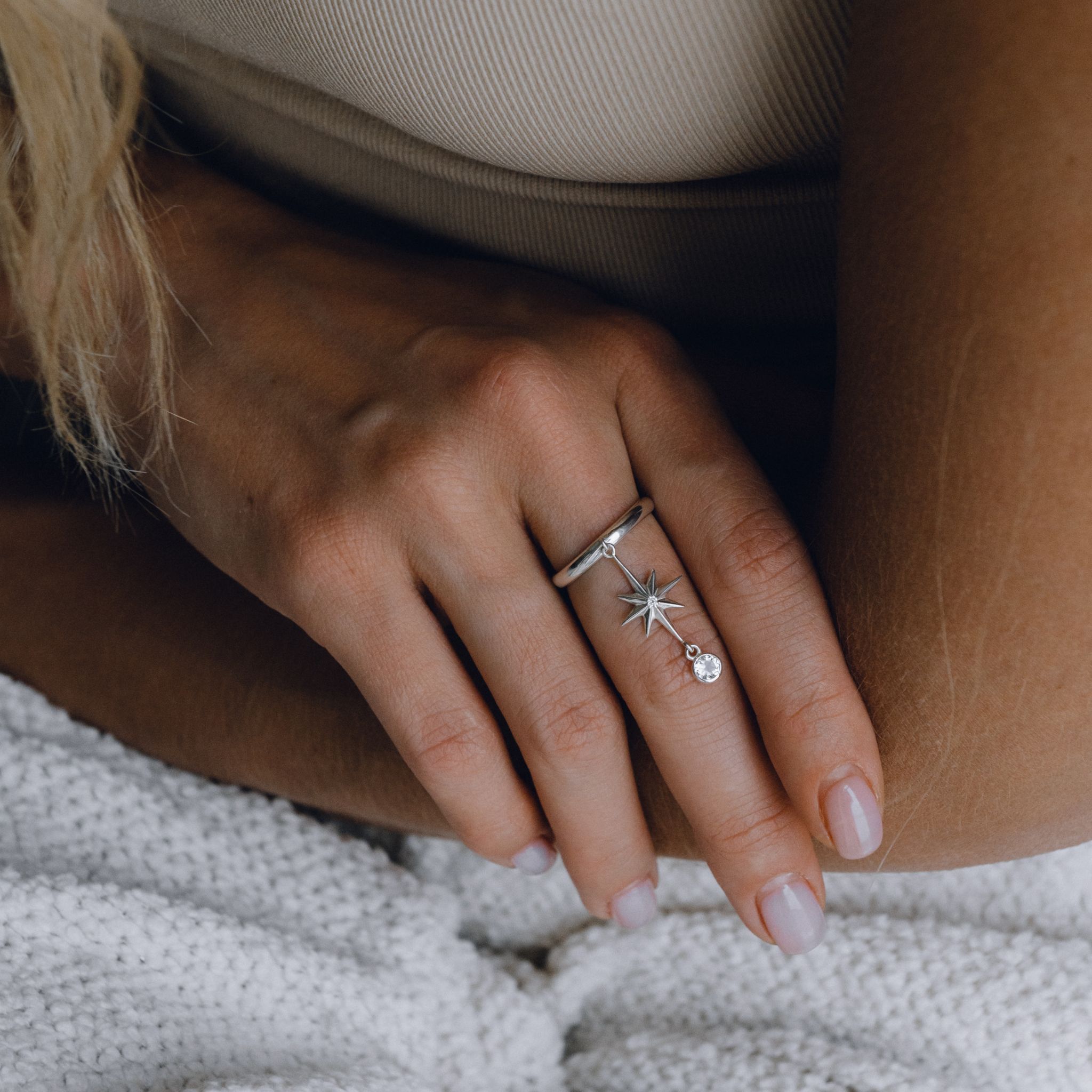 03-00-0522 Кольцо с цитрином в форме луны (мини) (Ag 925)-7