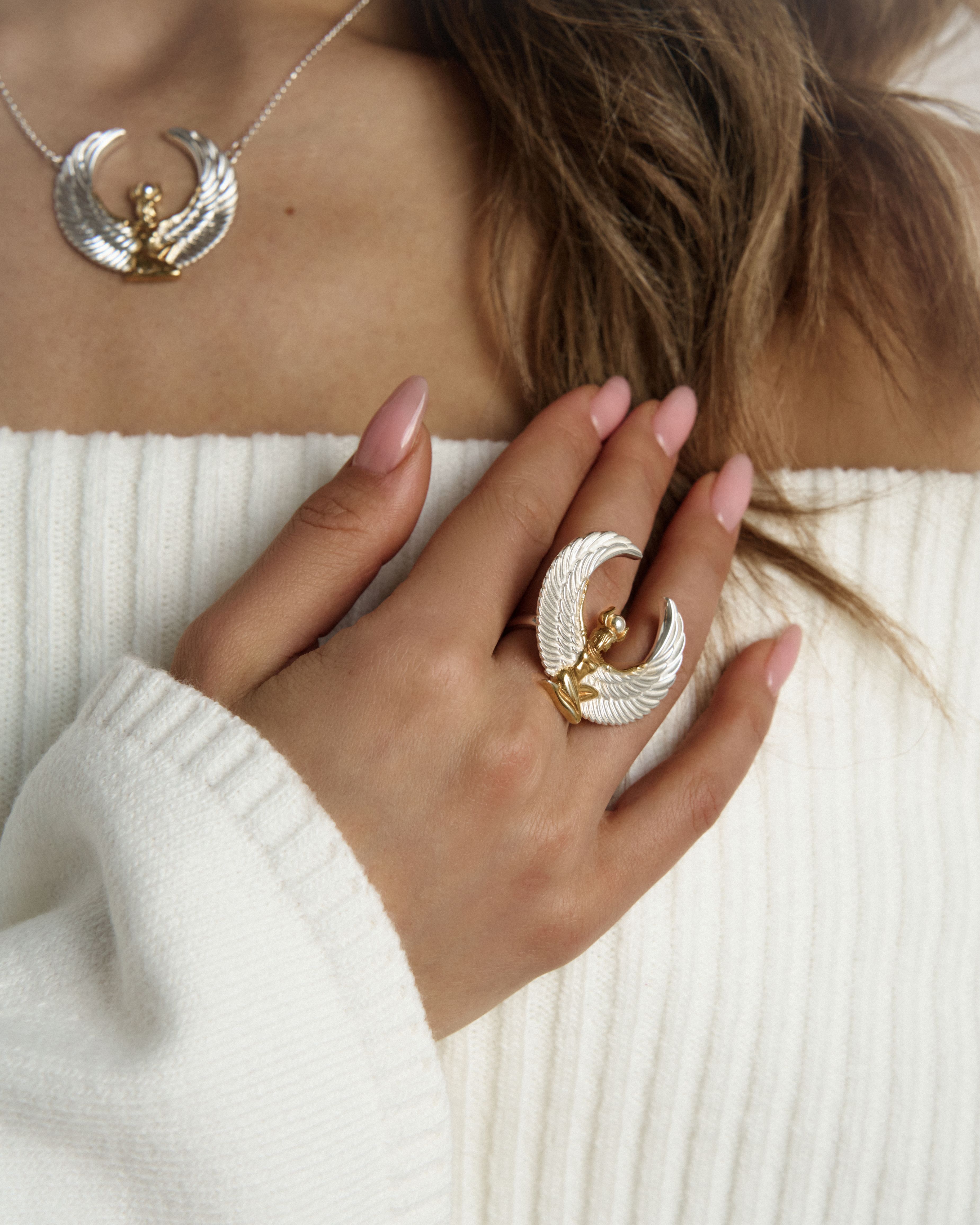 03-00-0645 Кольцо Исида (Ag 925)-2