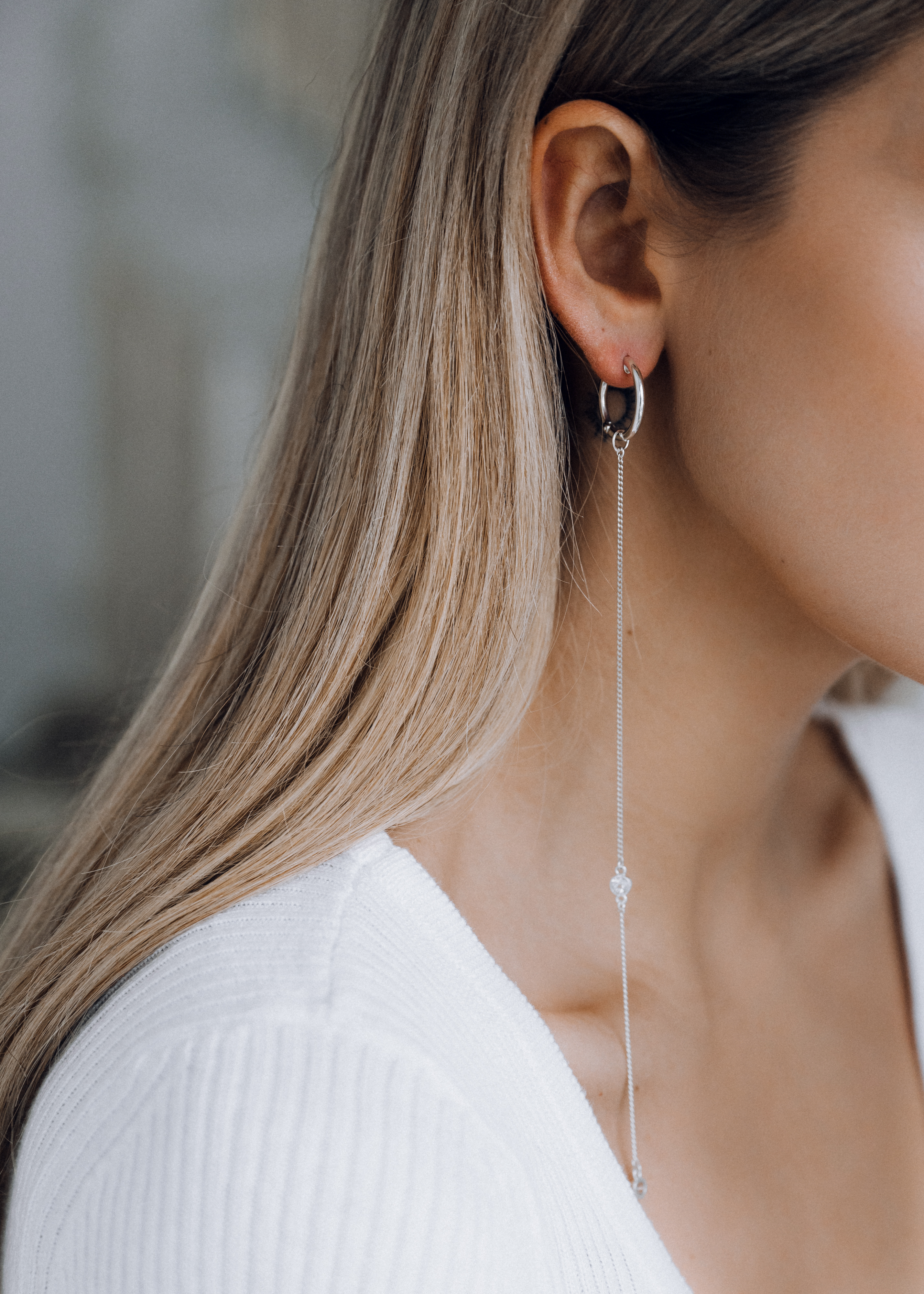 01-00-0451 Подвеска на серьгу Tears (Ag 925)-2