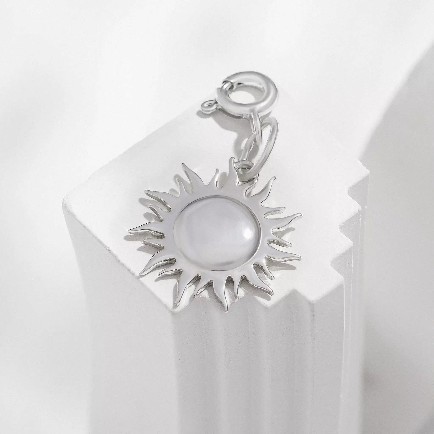 01-00-0589 Подвеска Солнышко (на карабине) (Ag 925)-2