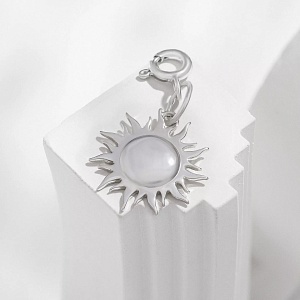 01-00-0589 Подвеска Солнышко (на карабине) (Ag 925)-2