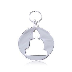 04-00-0448 Подвеска на серьгу Будда (Ag 925)-1