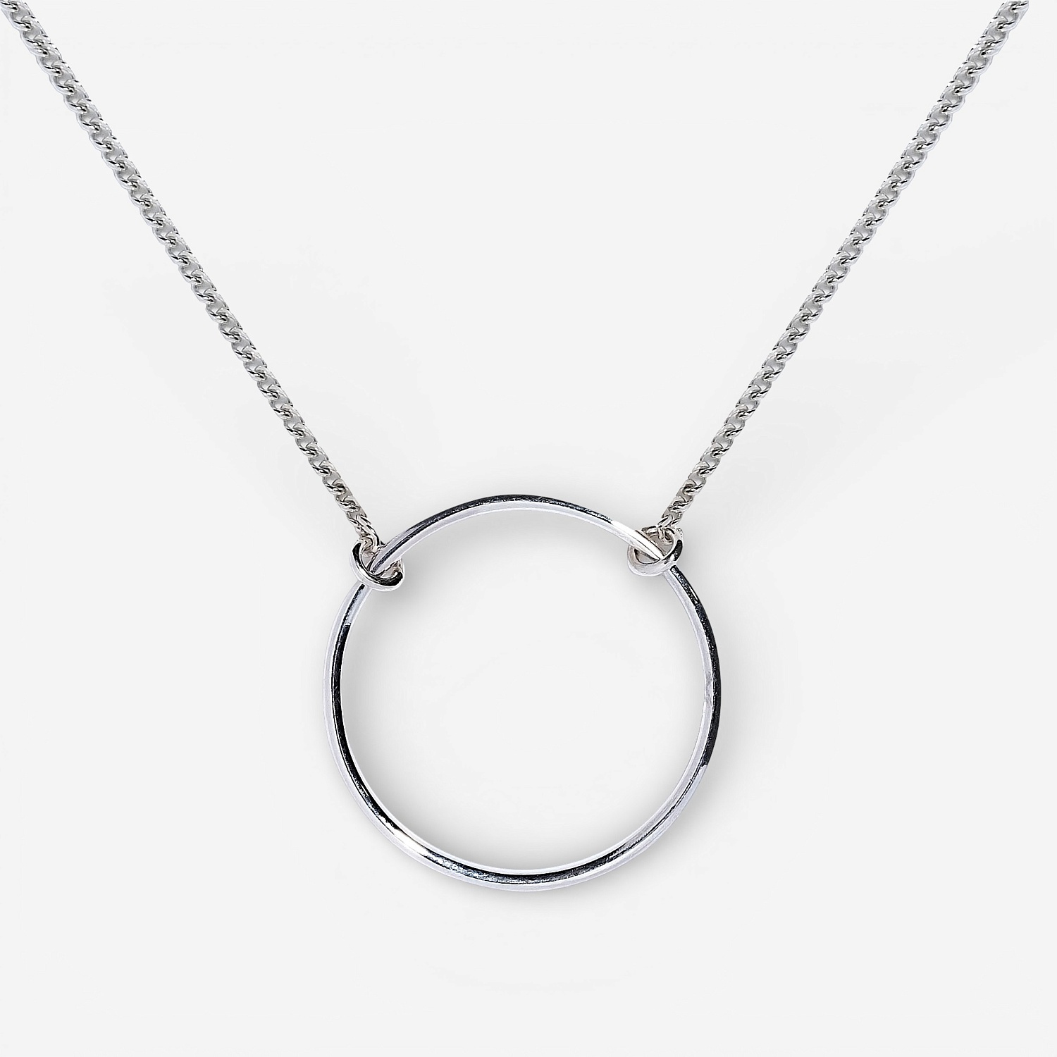 01-00-0128 Колье бесконечность (Ag 925)-1