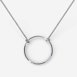 01-00-0128 Колье бесконечность (Ag 925)-1