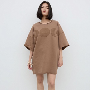 42-10-0062 Футболка "луны", кофейный-1