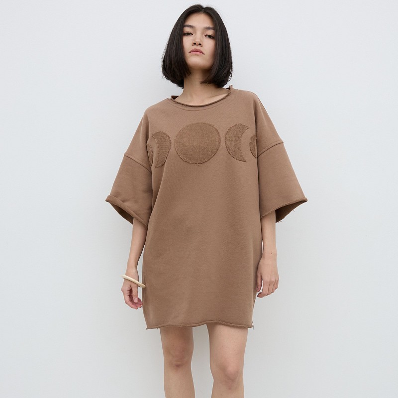 42-10-0062 Футболка "луны", кофейный