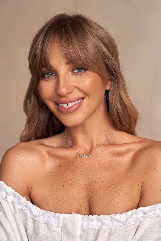 01-00-0735 Колье "Горы" с позолотой (Ag 925)