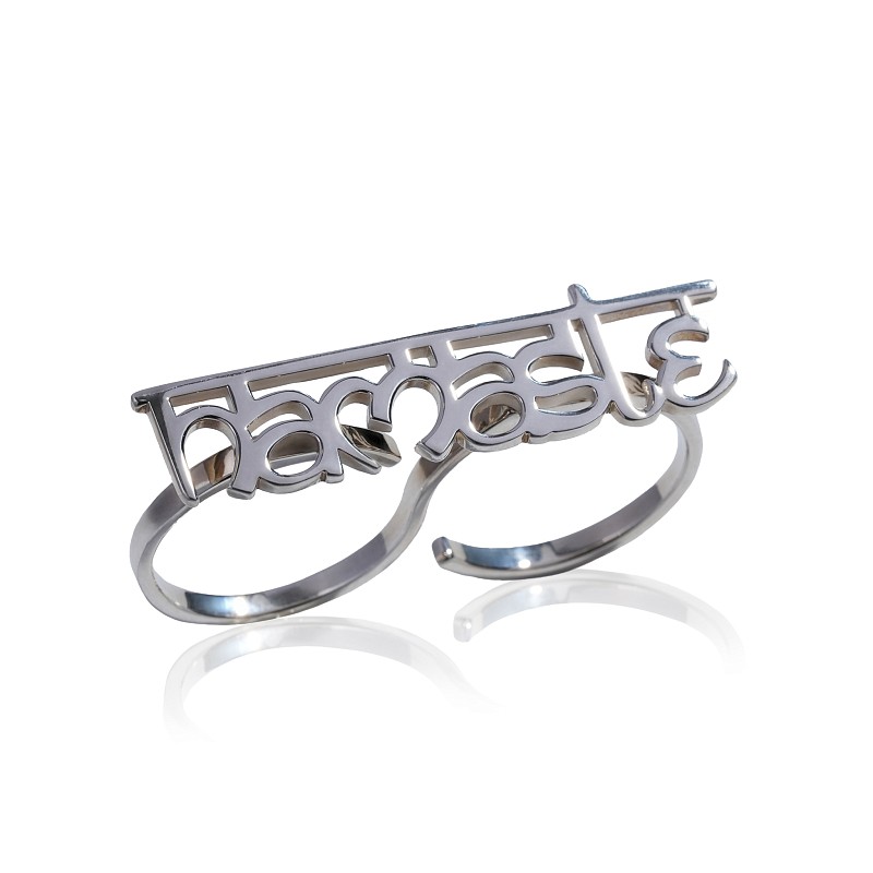 03-00-0604 Кольцо "Namaste" (Ag 925)