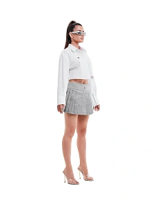 42-10-0046 Юбка SCHOOL Серый-1